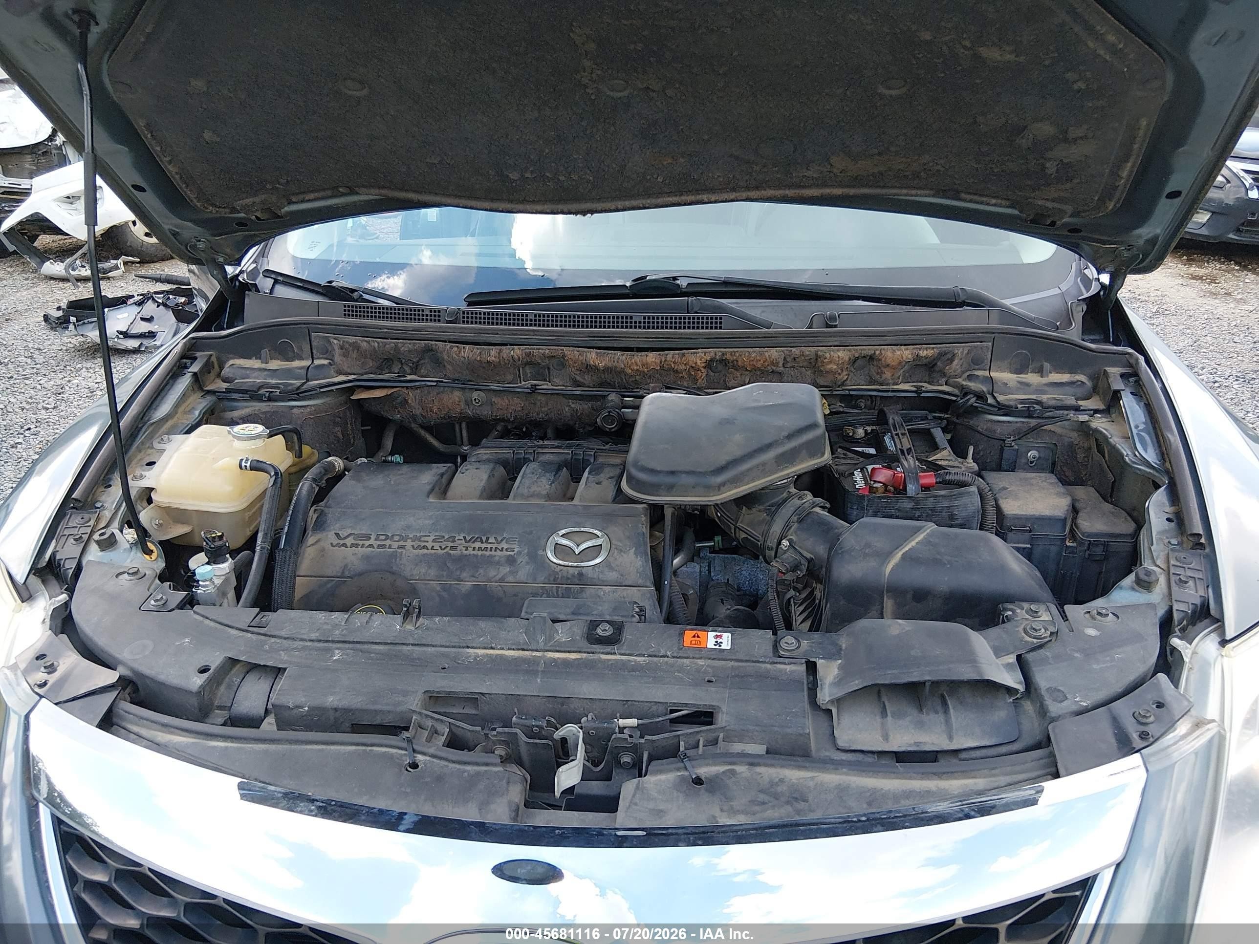 2011 Mazda Cx-9 Touring Blue vin: JM3TB2CA8B0330163