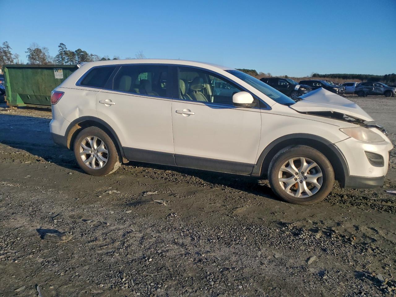 2012 Mazda Cx-9 White vin: JM3TB2CA8C0343951