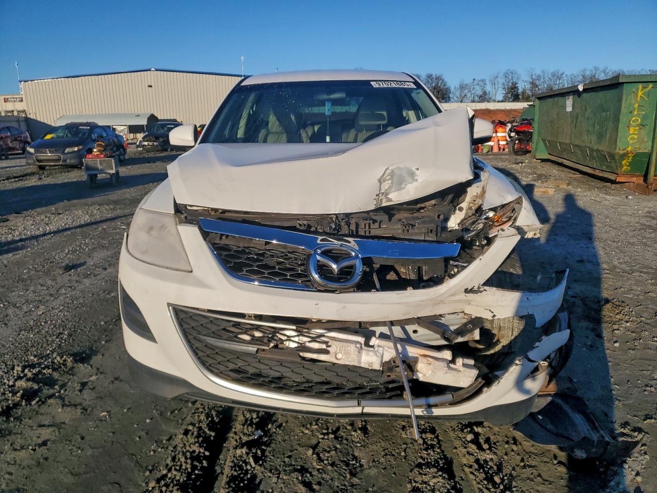 2012 Mazda Cx-9 White vin: JM3TB2CA8C0343951
