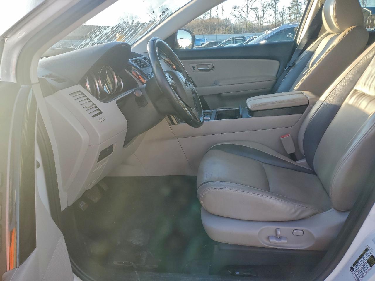 2012 Mazda Cx-9 White vin: JM3TB2CA8C0343951