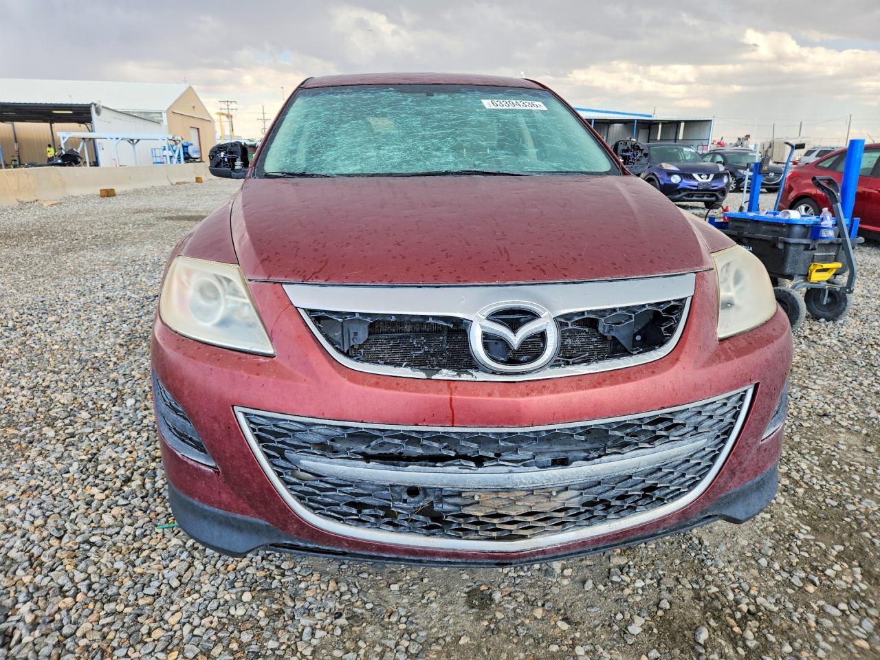 2012 Mazda Cx-9 Maroon vin: JM3TB2CA8C0350141