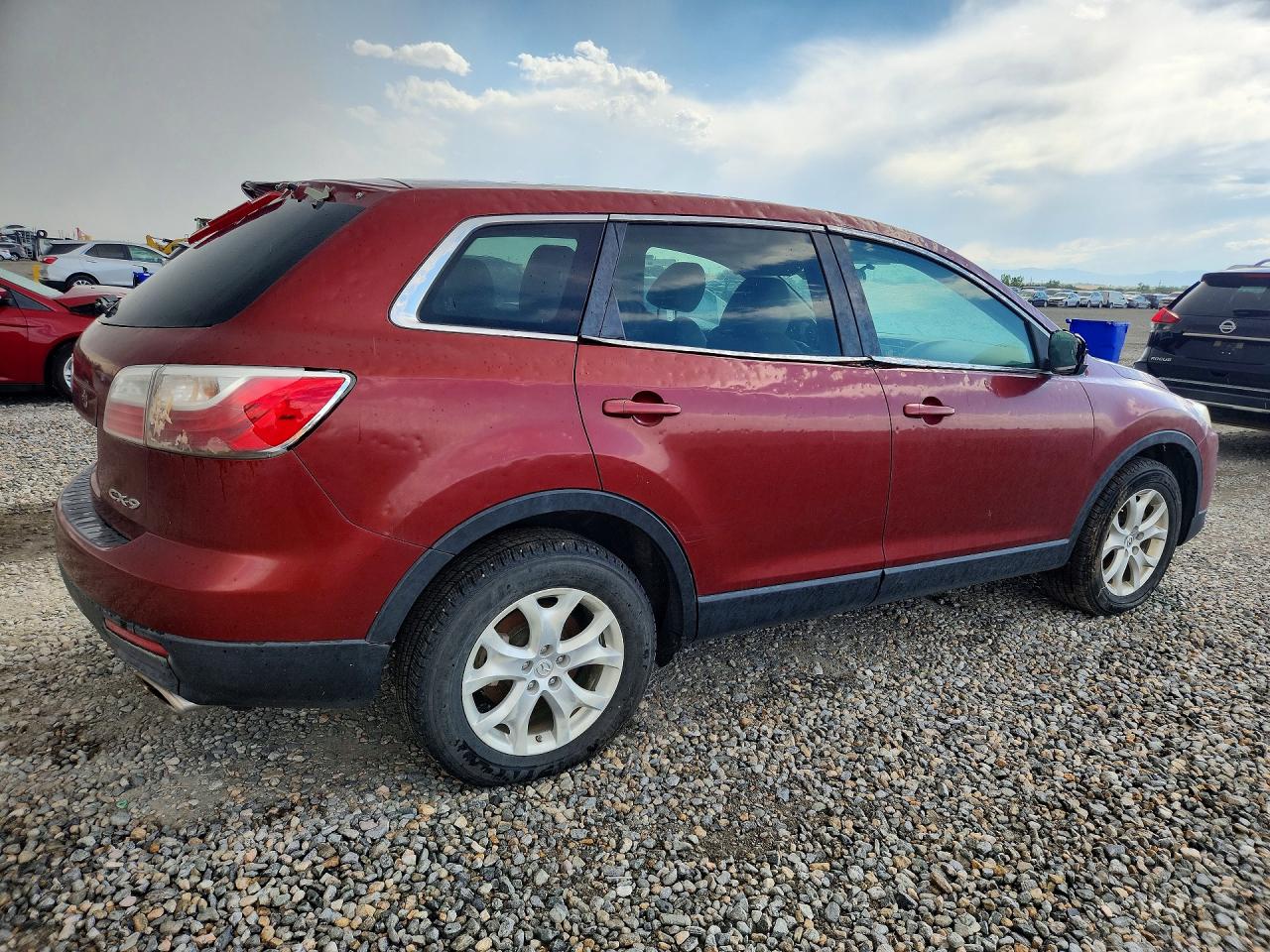 2012 Mazda Cx-9 Maroon vin: JM3TB2CA8C0350141