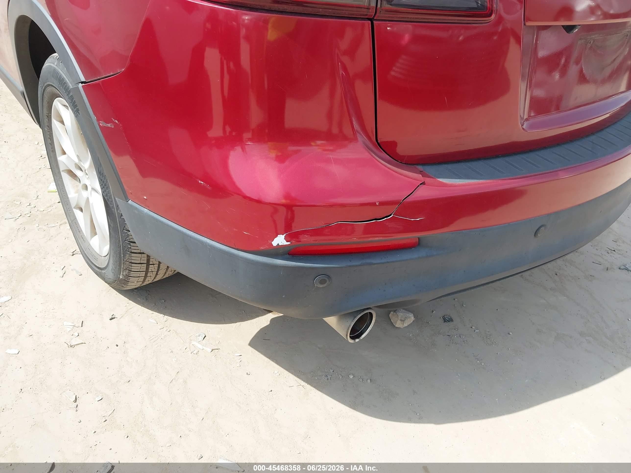 2013 Mazda Cx-9 Touring Red vin: JM3TB2CA8D0420187