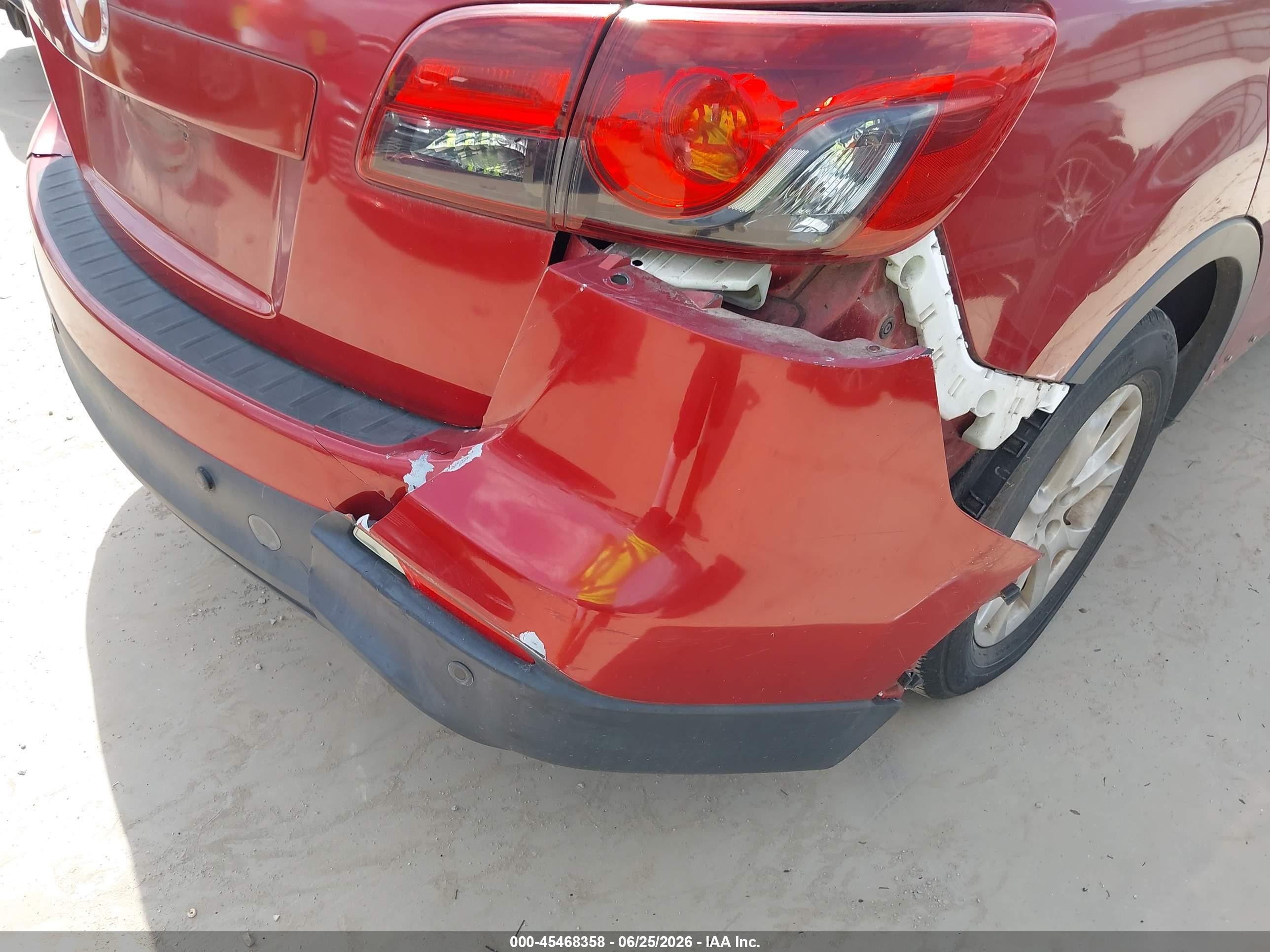 2013 Mazda Cx-9 Touring Red vin: JM3TB2CA8D0420187