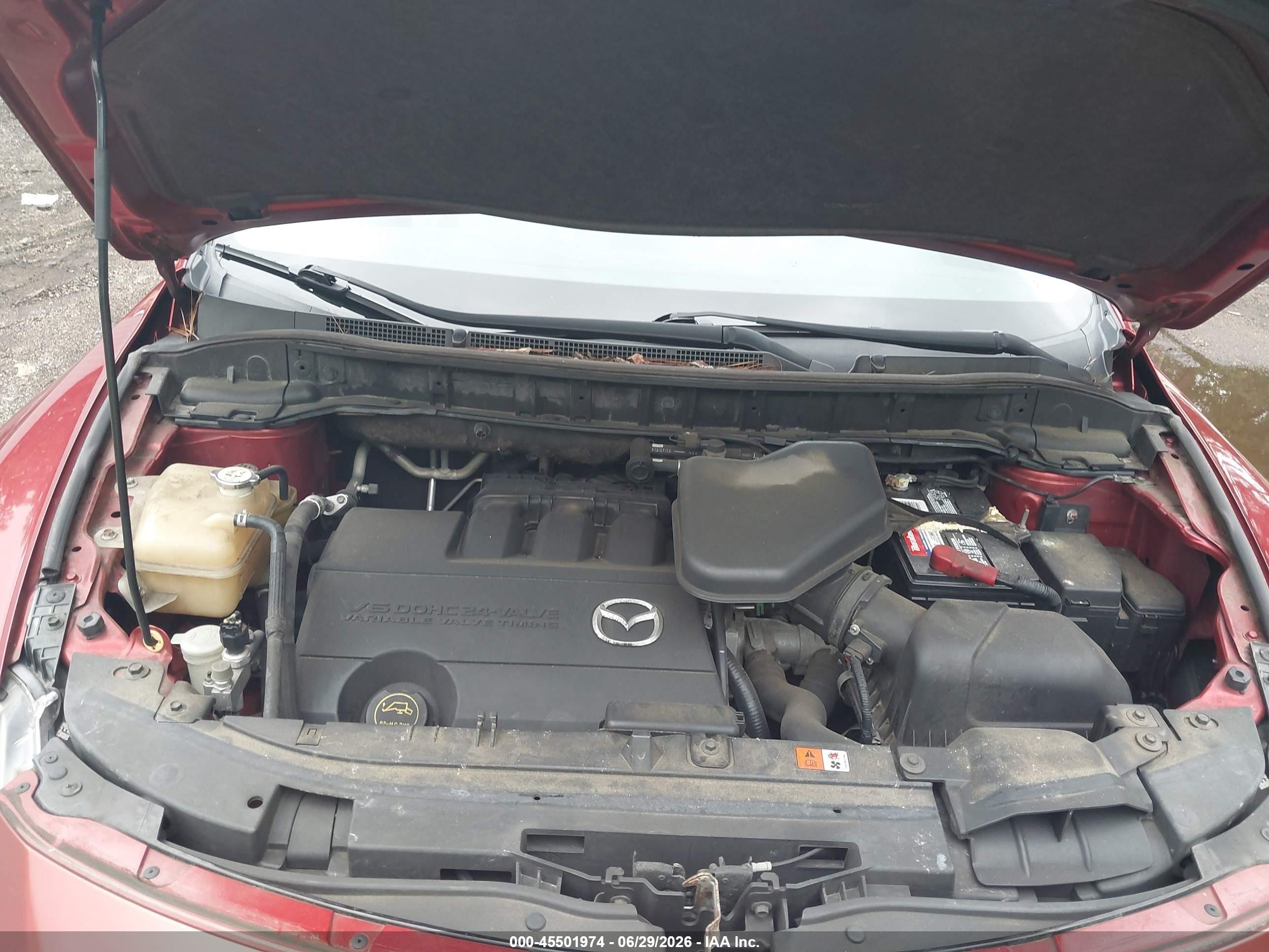 2014 Mazda Cx-9 Touring Maroon vin: JM3TB2CA8E0433944