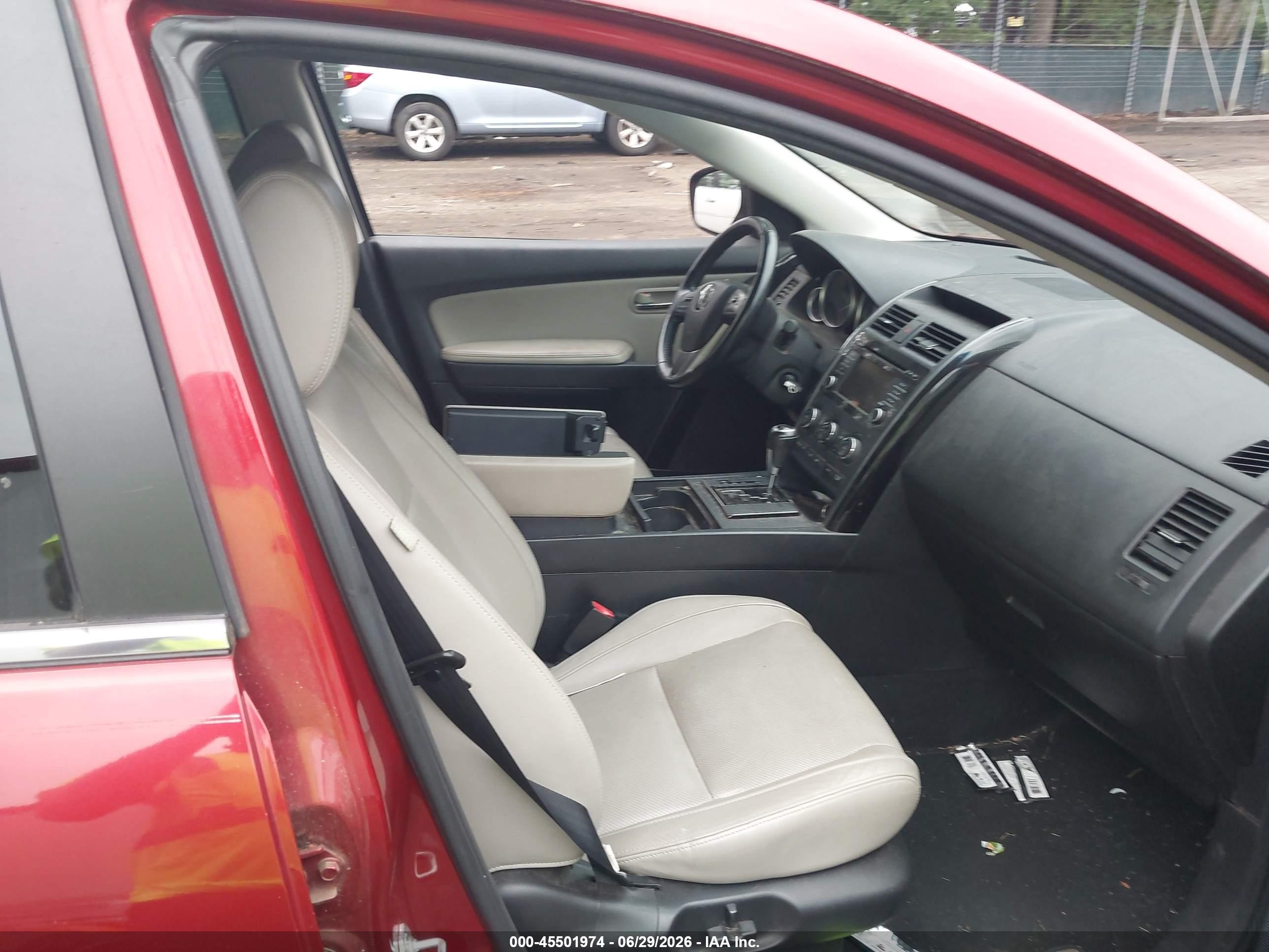 2014 Mazda Cx-9 Touring Maroon vin: JM3TB2CA8E0433944