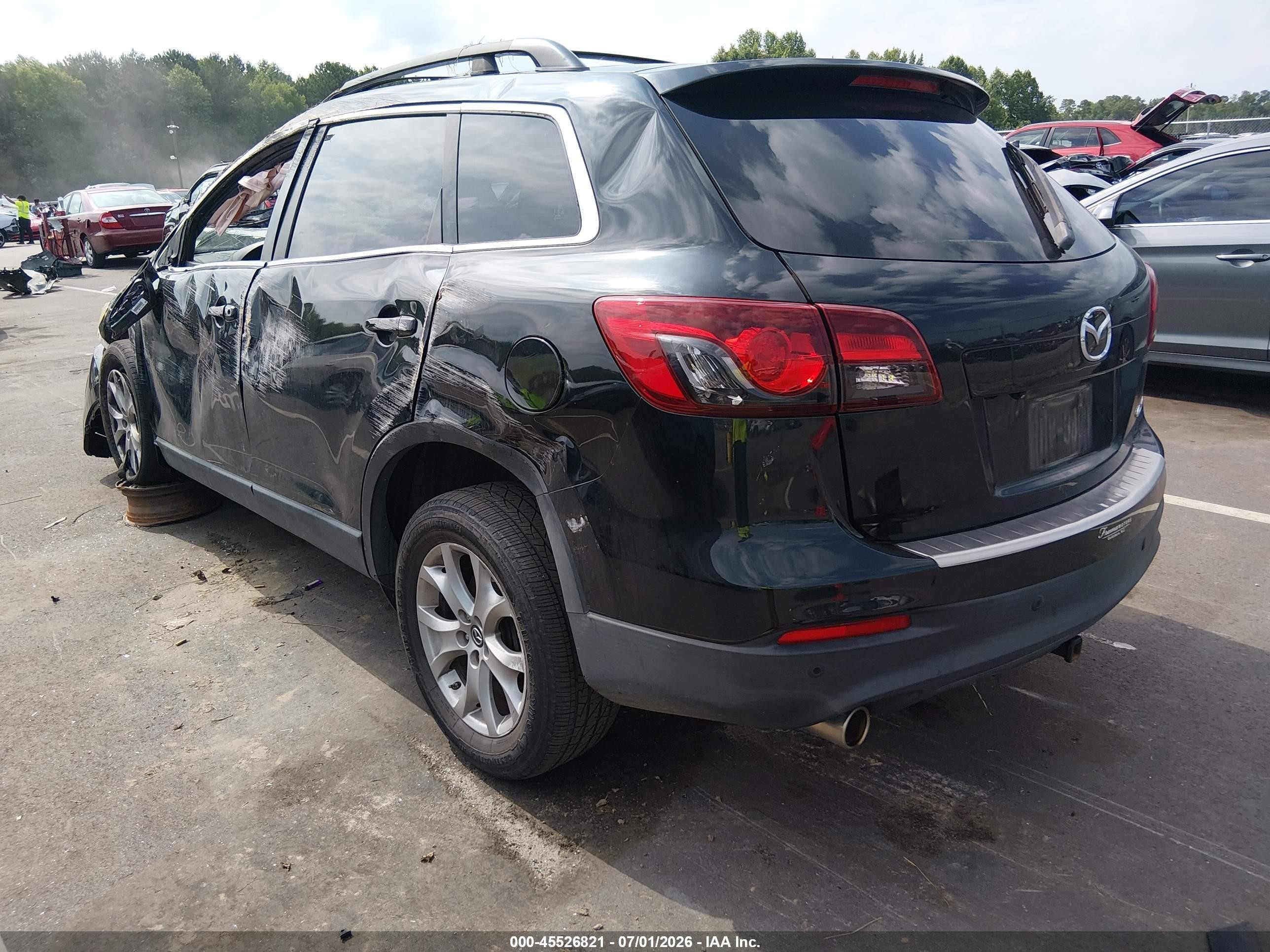 2015 Mazda Cx-9 Touring Черный vin: JM3TB2CA8F0448221