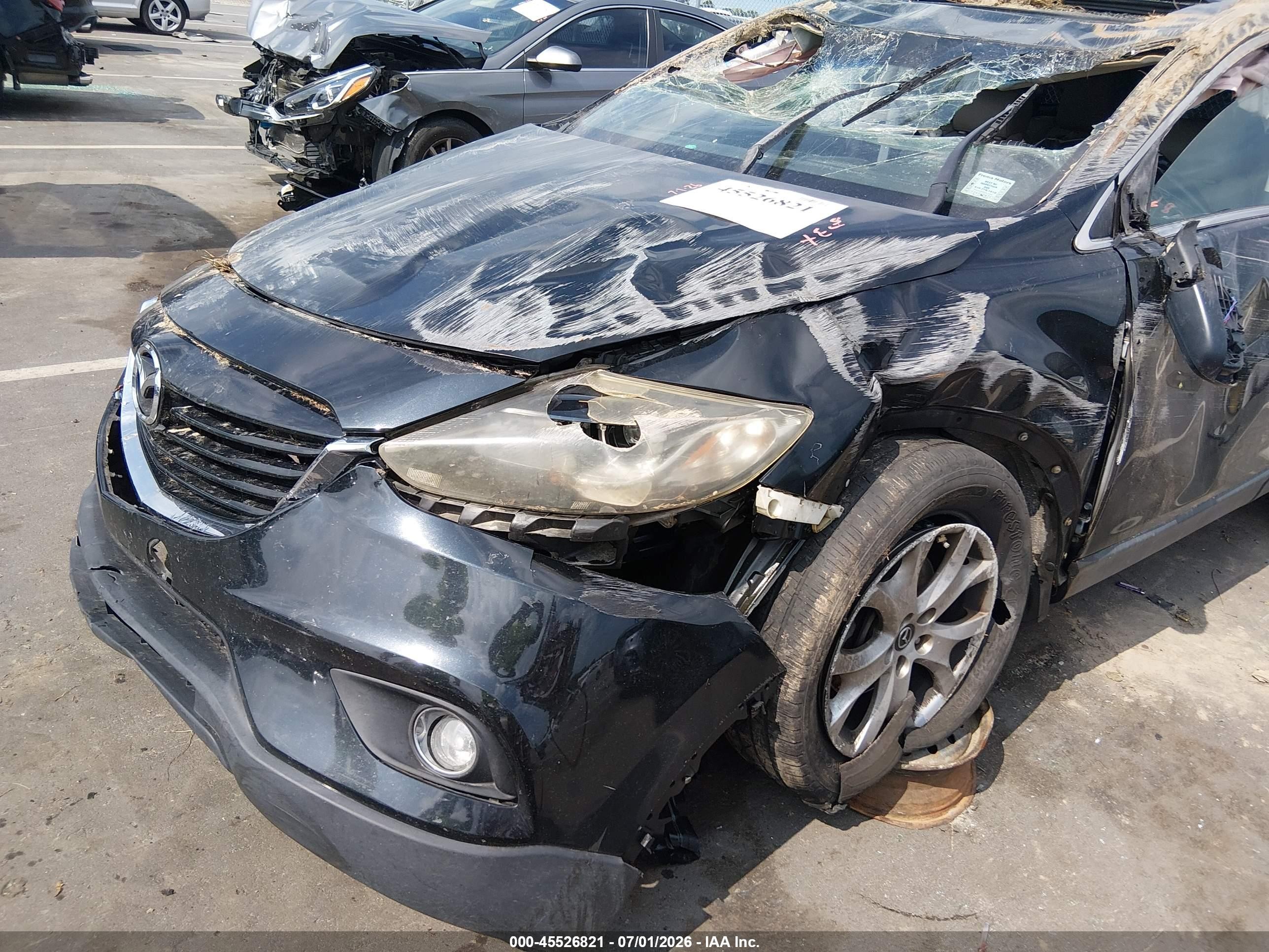 2015 Mazda Cx-9 Touring Черный vin: JM3TB2CA8F0448221