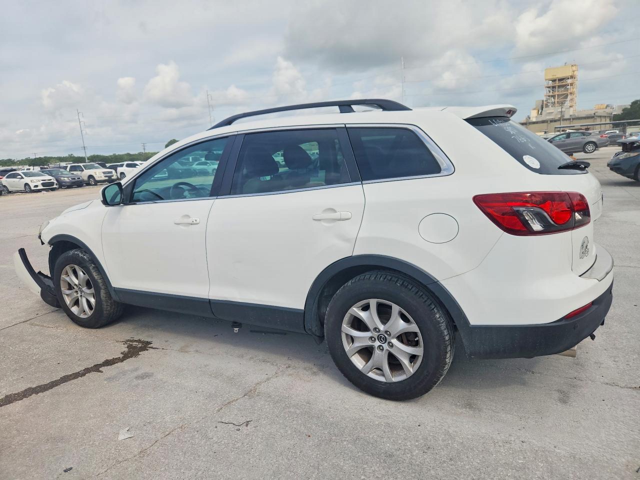 2015 Mazda Cx-9 Touring White vin: JM3TB2CA8F0457663