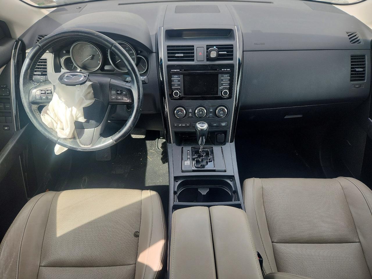2015 Mazda Cx-9 Touring White vin: JM3TB2CA8F0457663