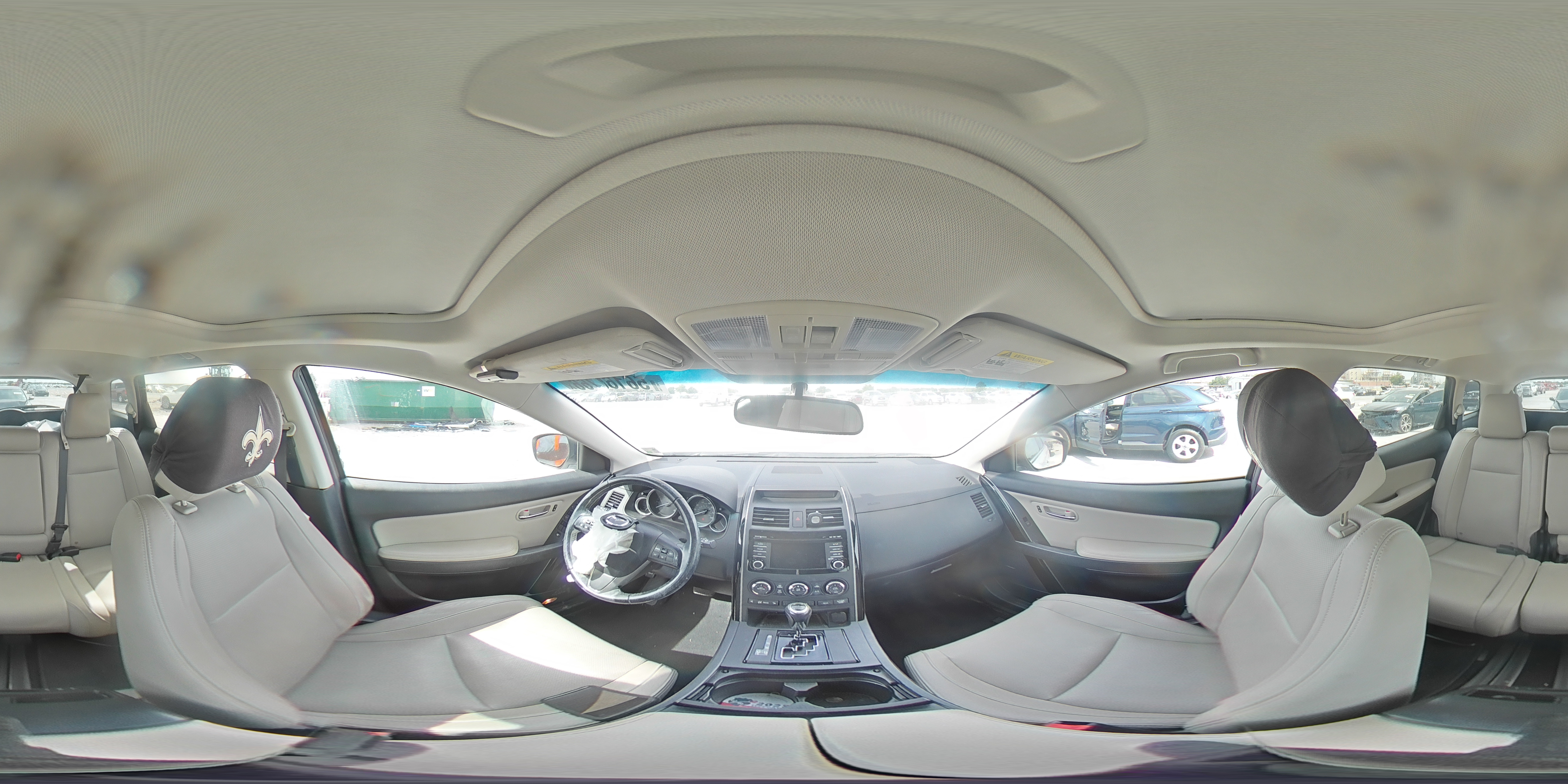 2015 Mazda Cx-9 Touring White vin: JM3TB2CA8F0457663