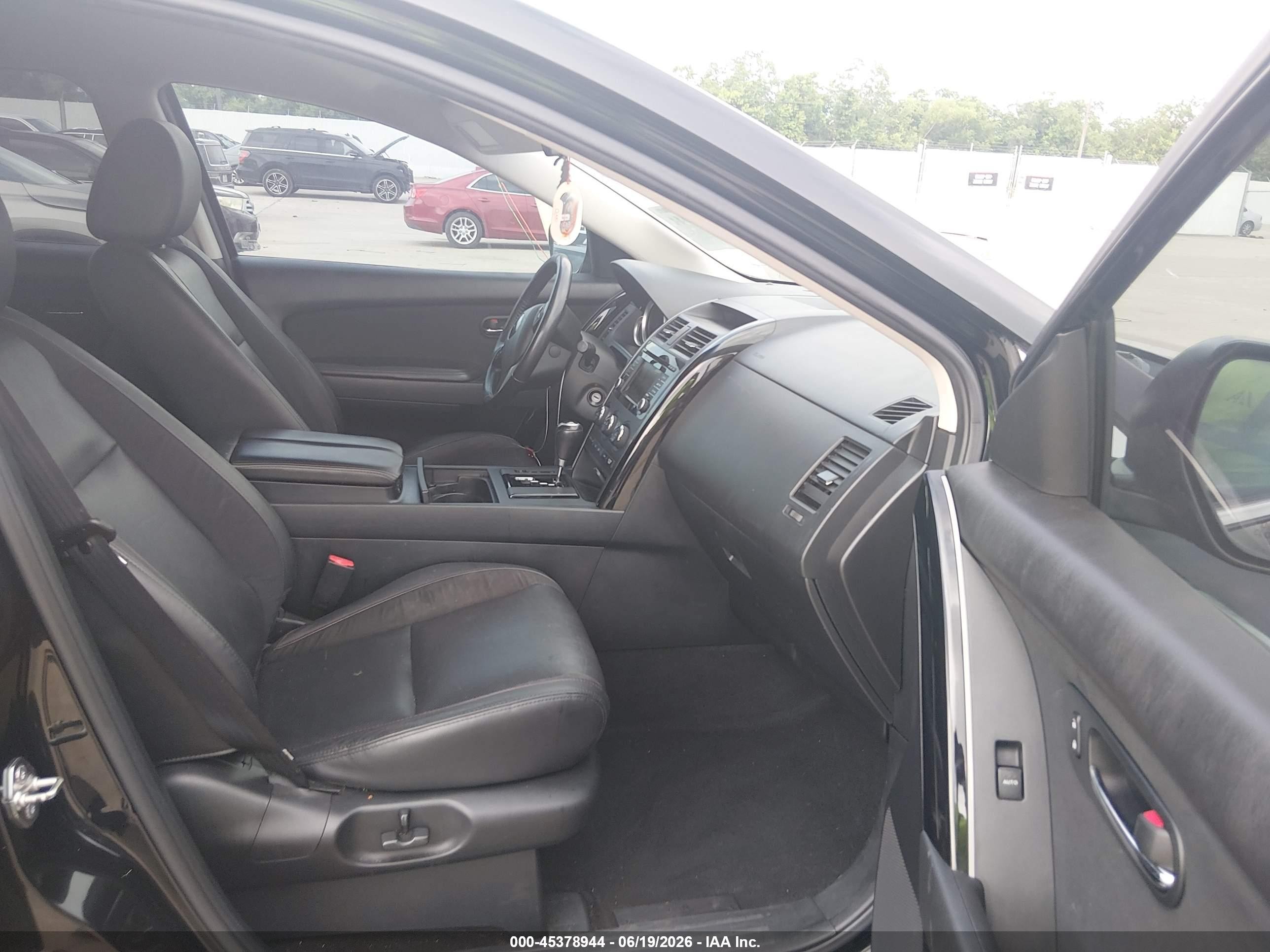 2015 Mazda Cx-9 Touring Black vin: JM3TB2CA8F0469344