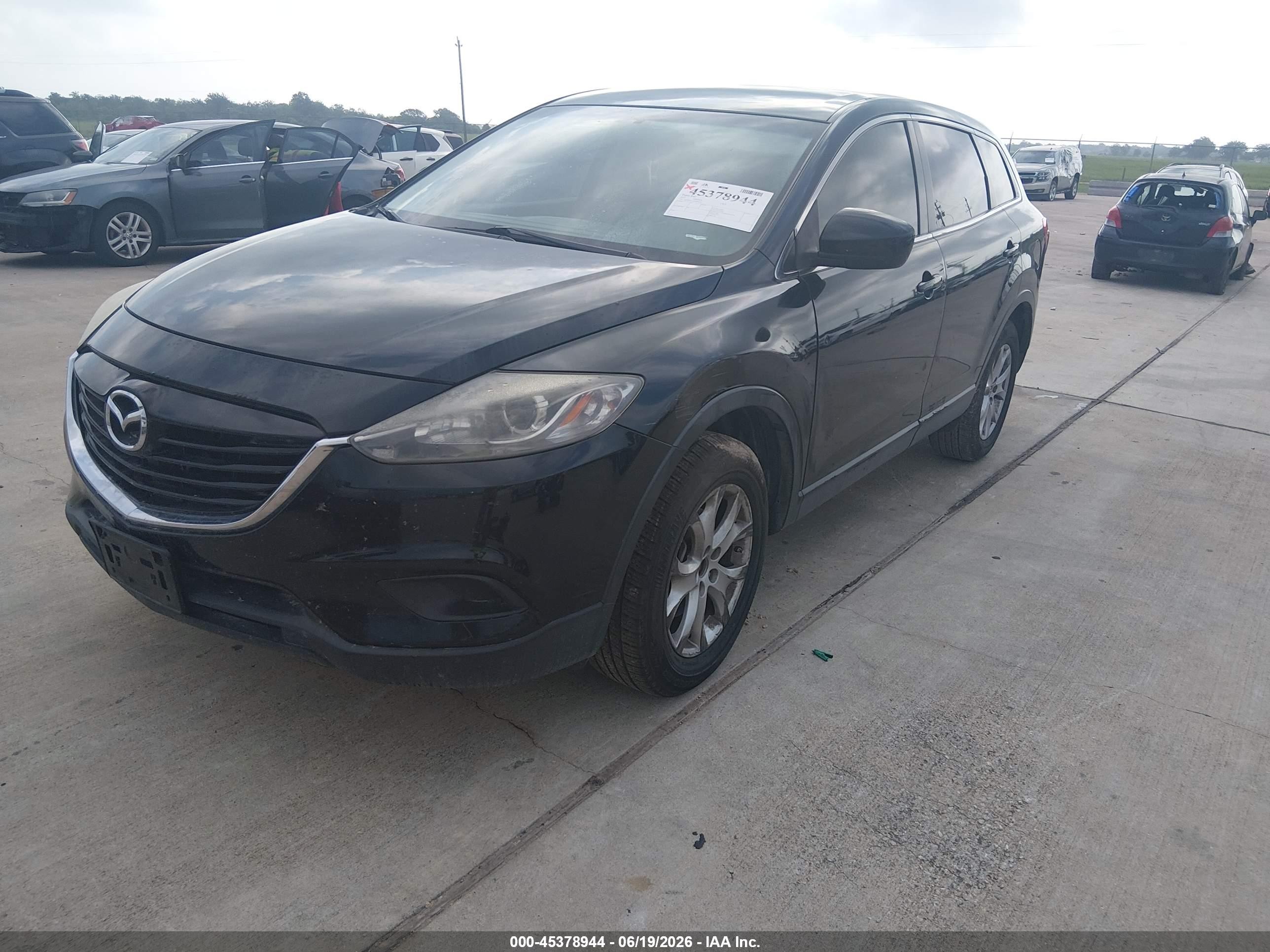 2015 Mazda Cx-9 Touring Black vin: JM3TB2CA8F0469344