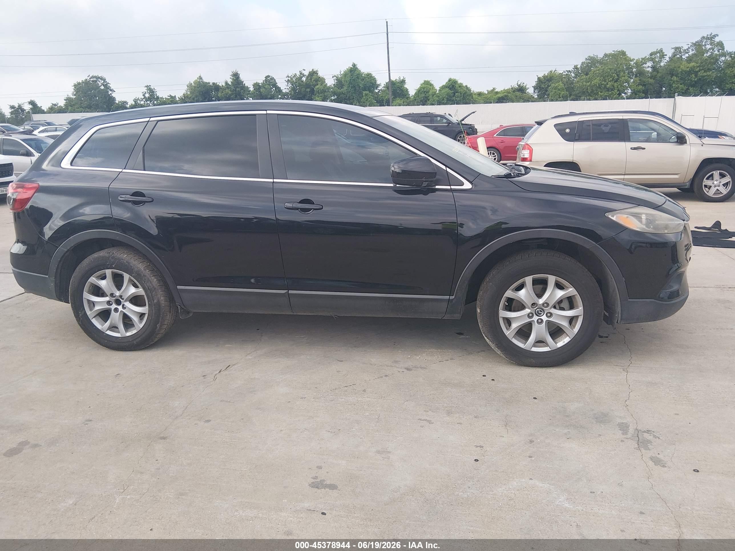 2015 Mazda Cx-9 Touring Black vin: JM3TB2CA8F0469344