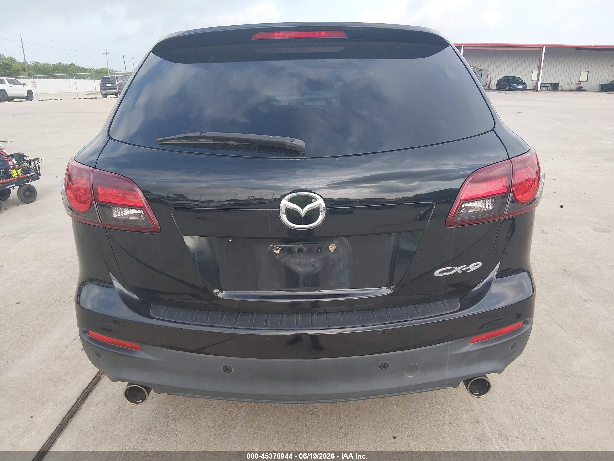 2015 Mazda Cx-9 Touring Black vin: JM3TB2CA8F0469344