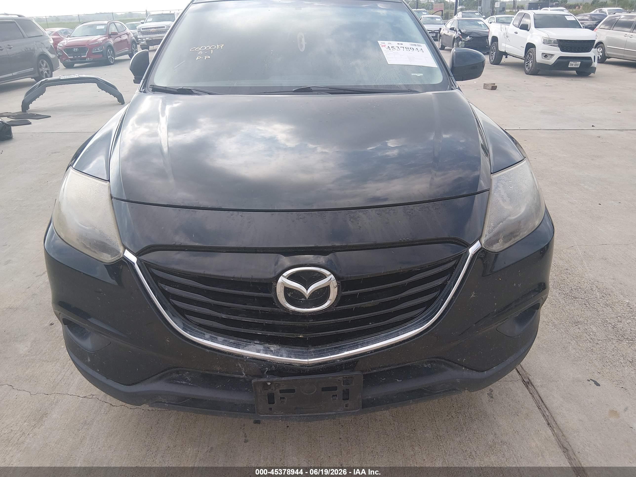 2015 Mazda Cx-9 Touring Black vin: JM3TB2CA8F0469344