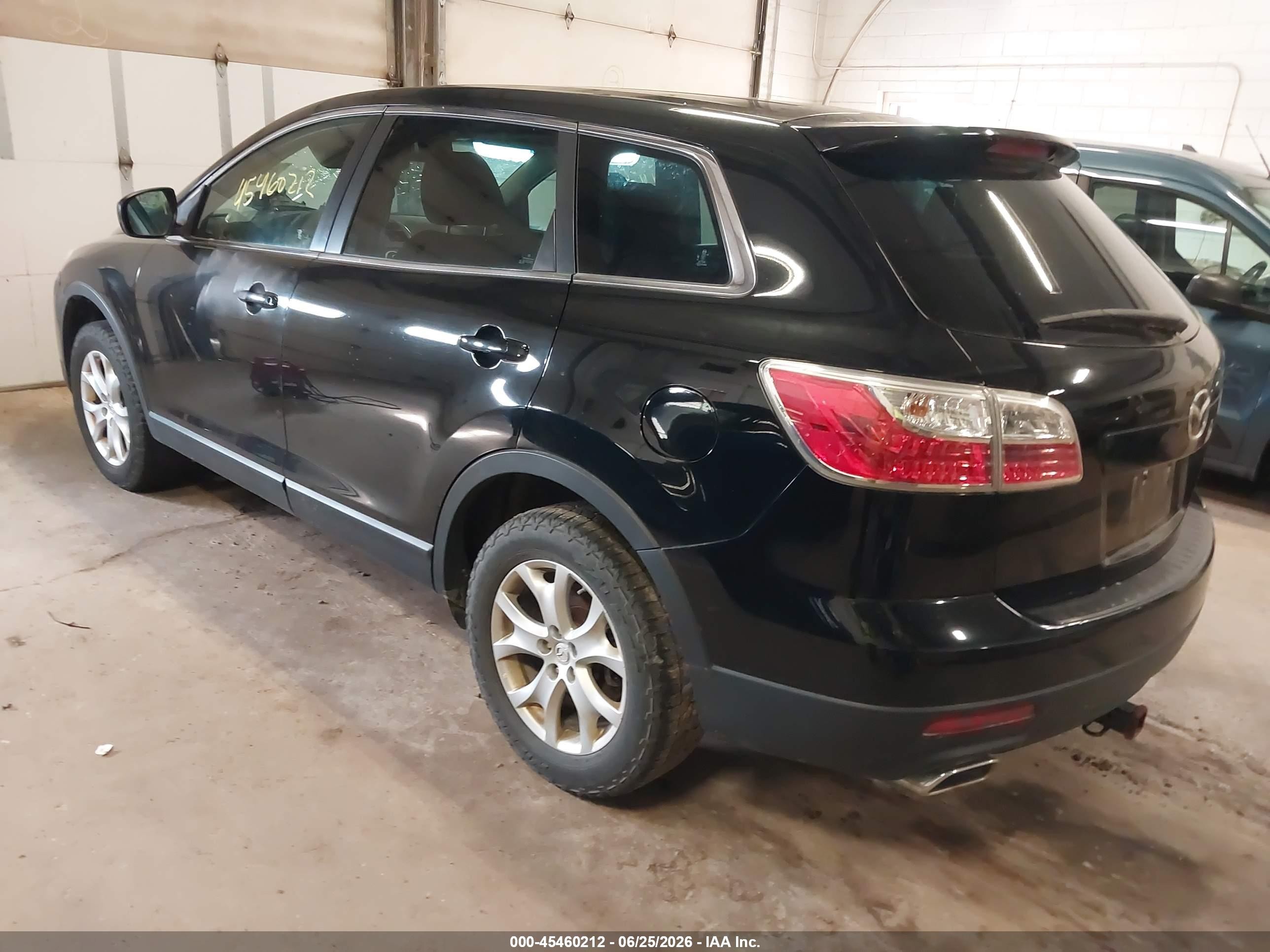 2012 Mazda Cx-9 Touring Black vin: JM3TB2CA9C0341562