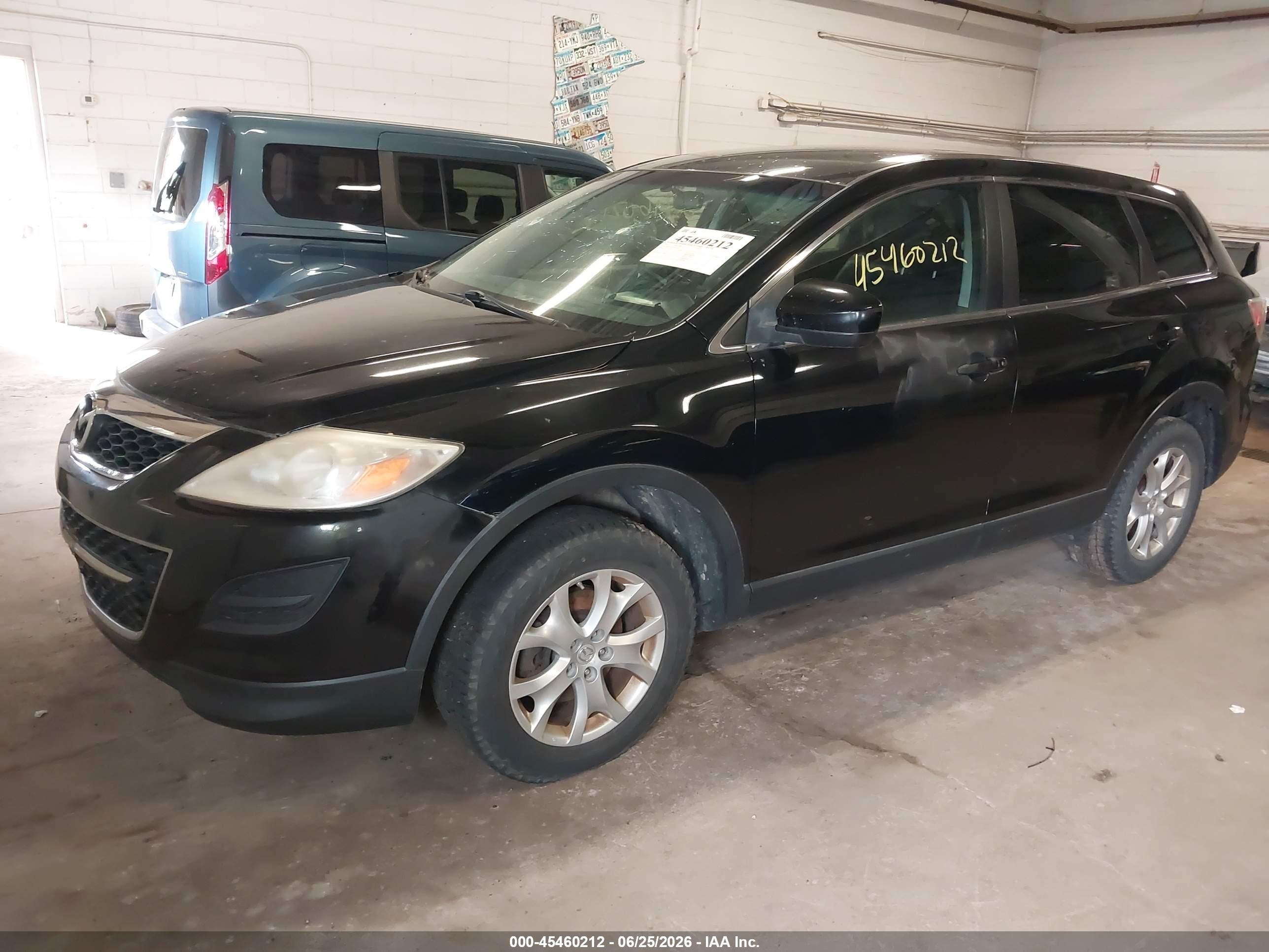 2012 Mazda Cx-9 Touring Black vin: JM3TB2CA9C0341562