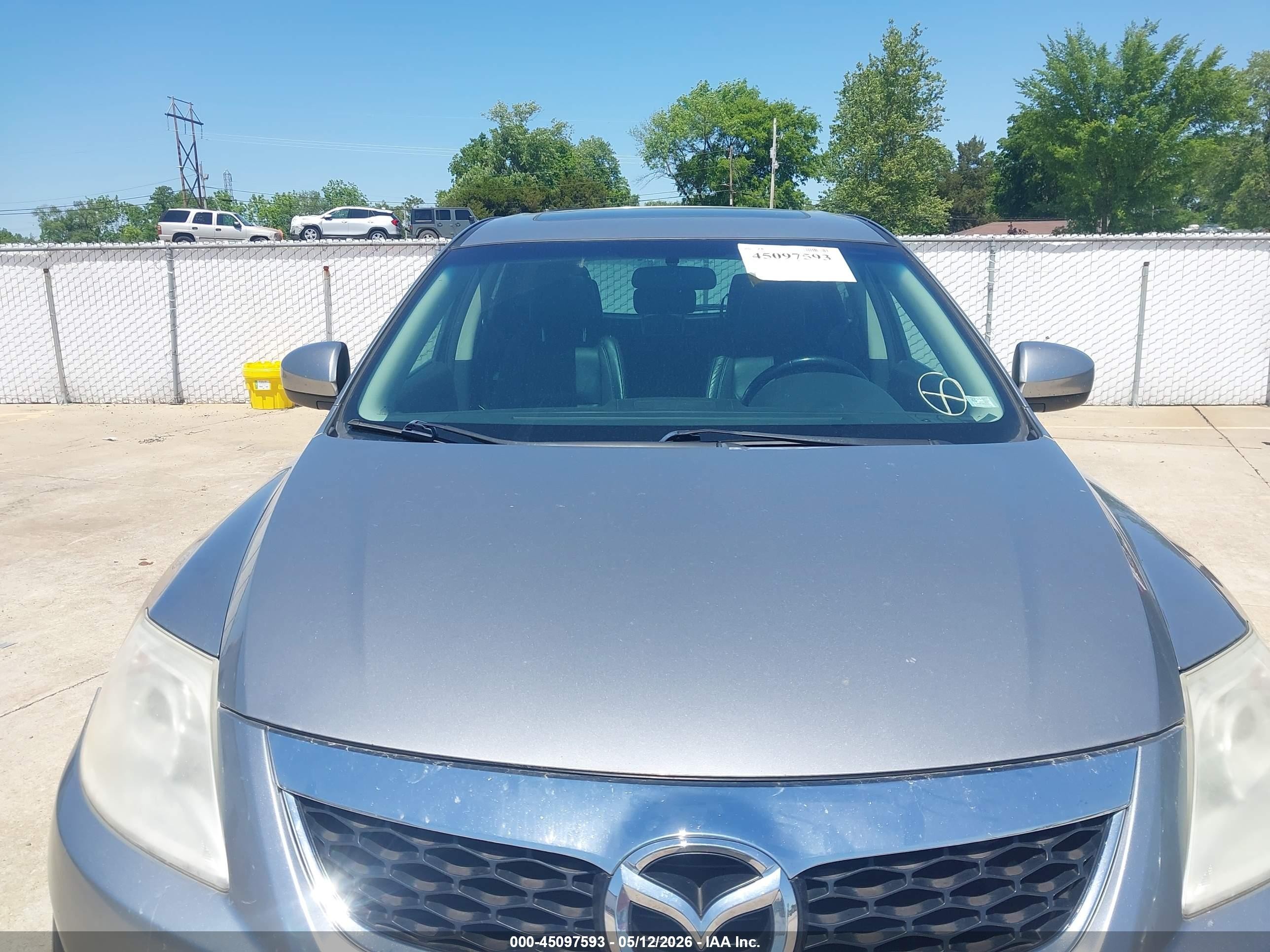 2012 Mazda Cx-9 Touring Silver vin: JM3TB2CA9C0353310