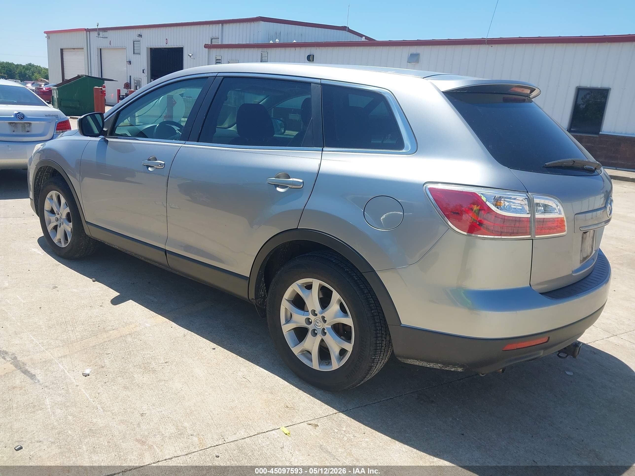 2012 Mazda Cx-9 Touring Silver vin: JM3TB2CA9C0353310