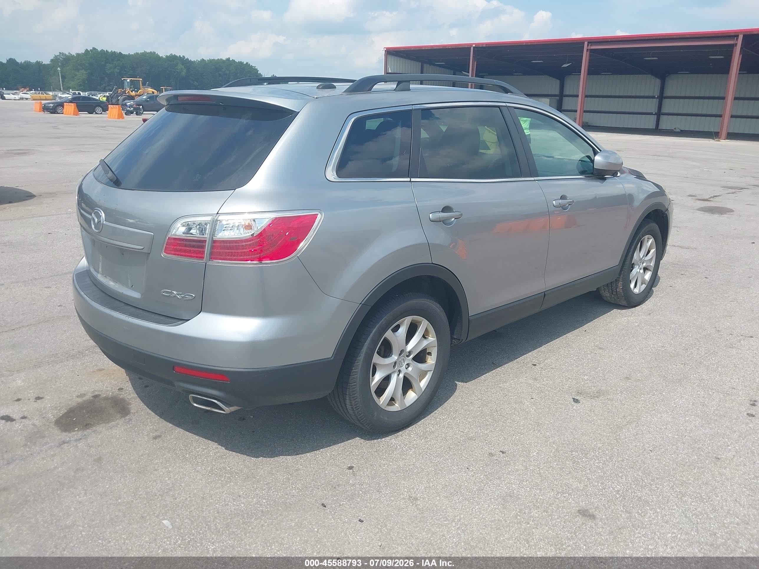 2012 Mazda Cx-9 Touring Gray vin: JM3TB2CA9C0367952