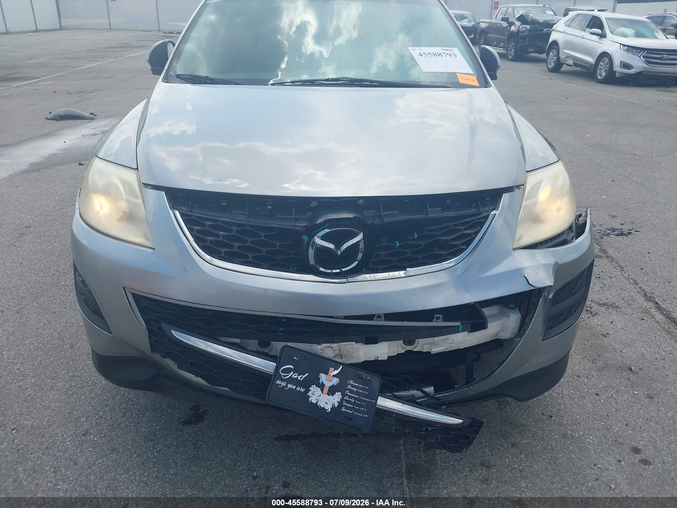 2012 Mazda Cx-9 Touring Gray vin: JM3TB2CA9C0367952