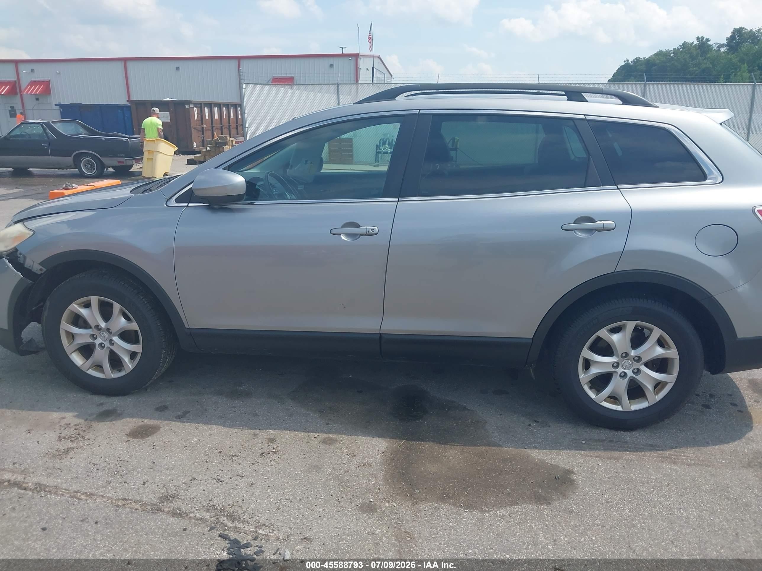 2012 Mazda Cx-9 Touring Gray vin: JM3TB2CA9C0367952