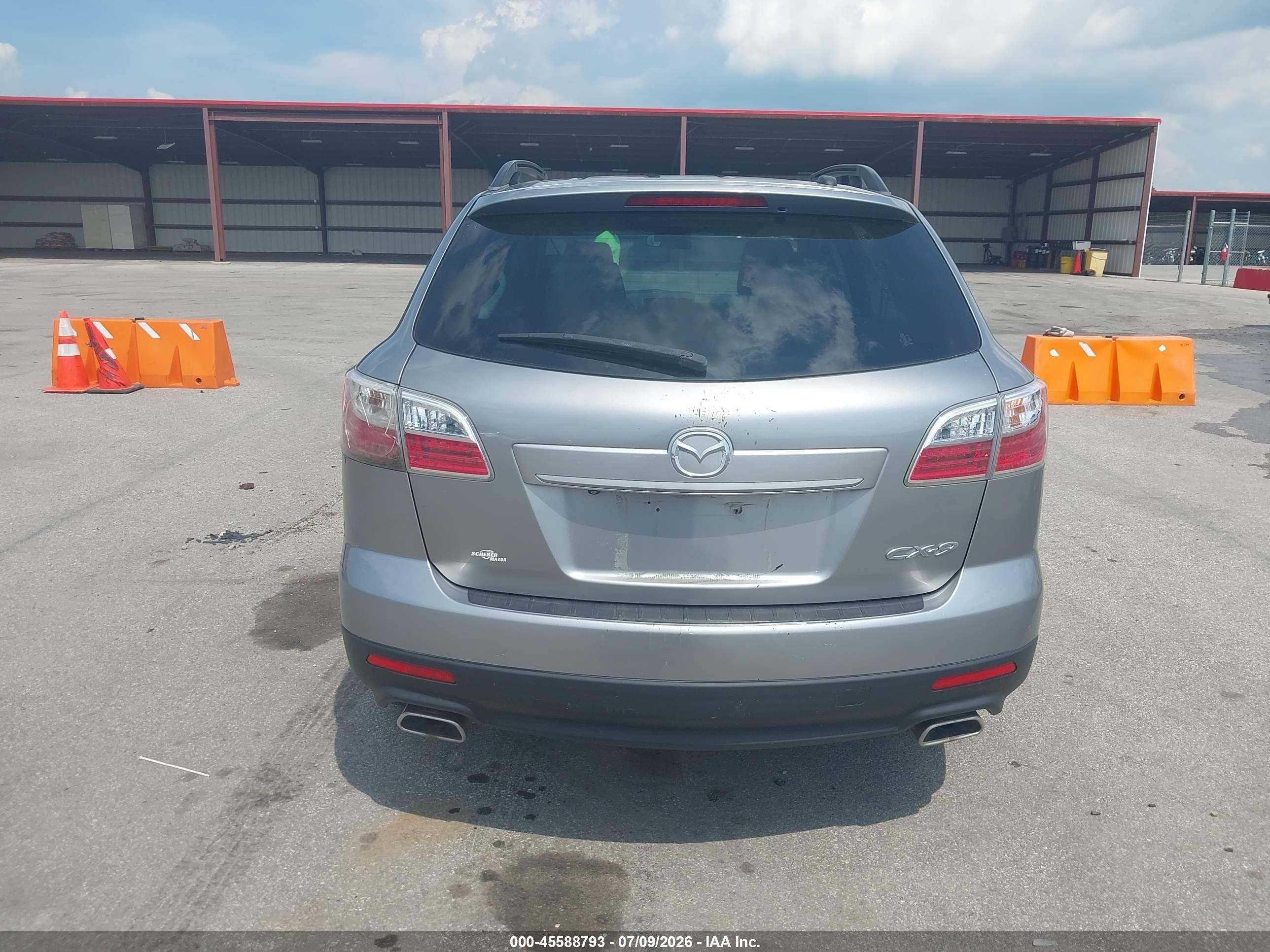 2012 Mazda Cx-9 Touring Gray vin: JM3TB2CA9C0367952