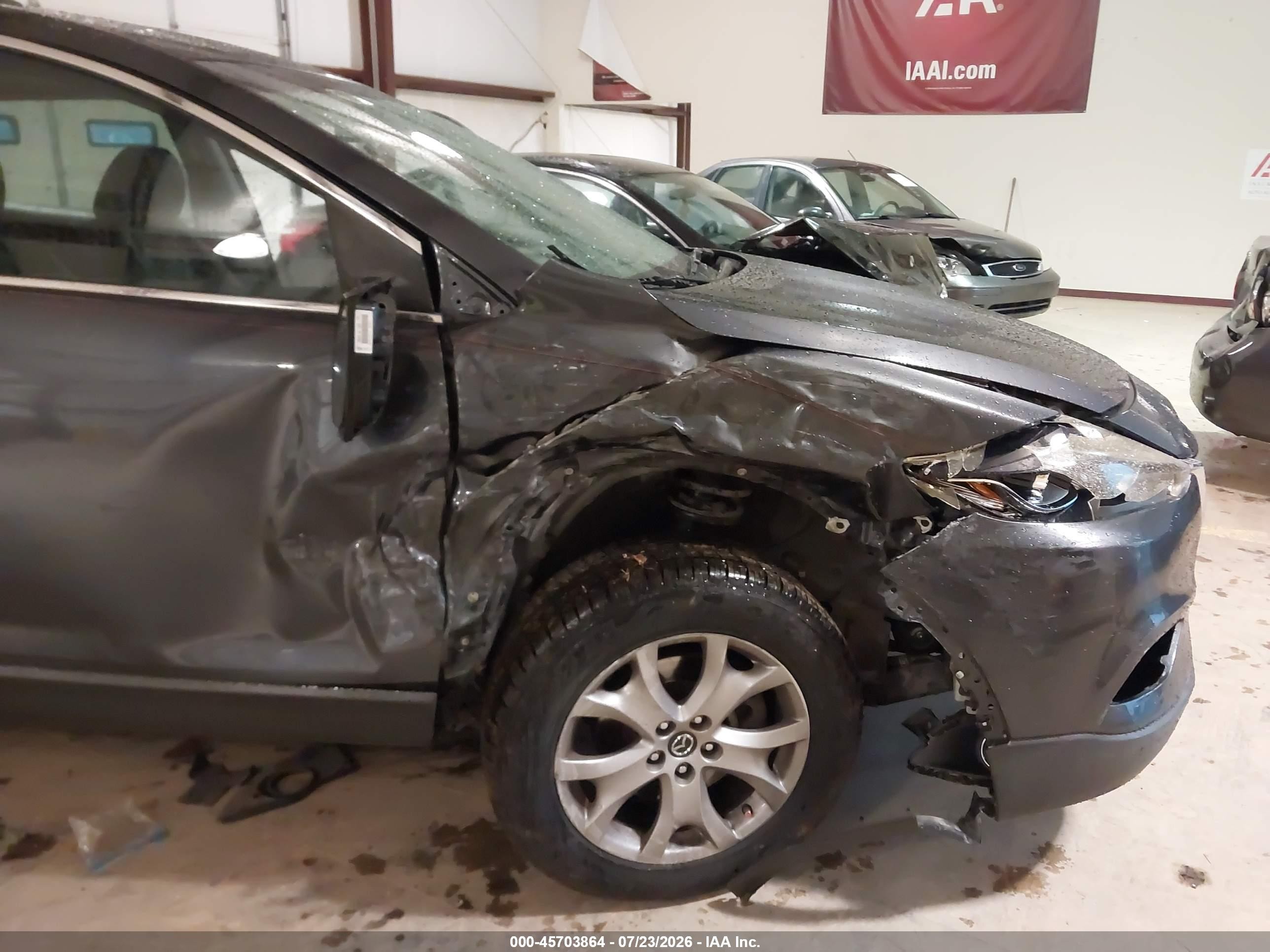 2014 Mazda Cx-9 Touring Gray vin: JM3TB2CA9E0436707