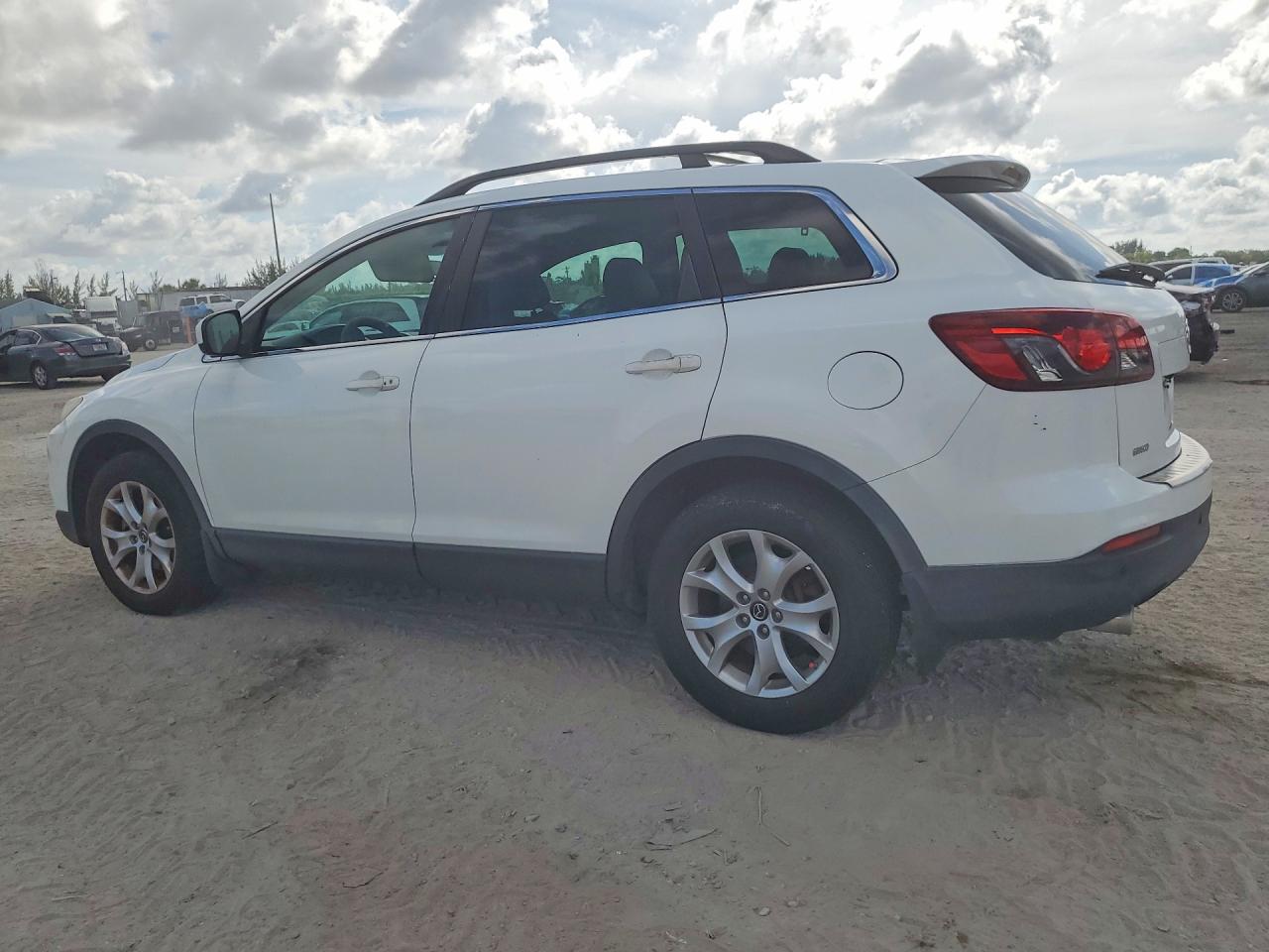 2015 Mazda Cx-9 Touring White vin: JM3TB2CA9F0455081