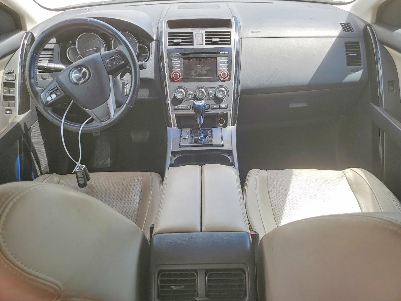 2015 Mazda Cx-9 Touring White vin: JM3TB2CA9F0455081