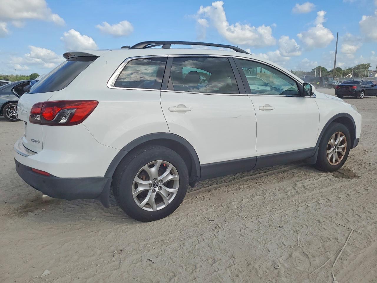 2015 Mazda Cx-9 Touring White vin: JM3TB2CA9F0455081