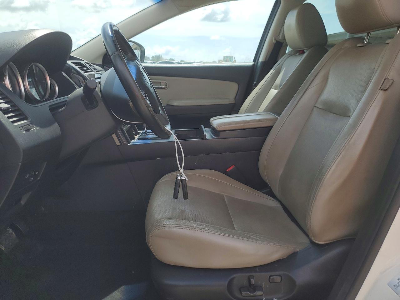 2015 Mazda Cx-9 Touring White vin: JM3TB2CA9F0455081