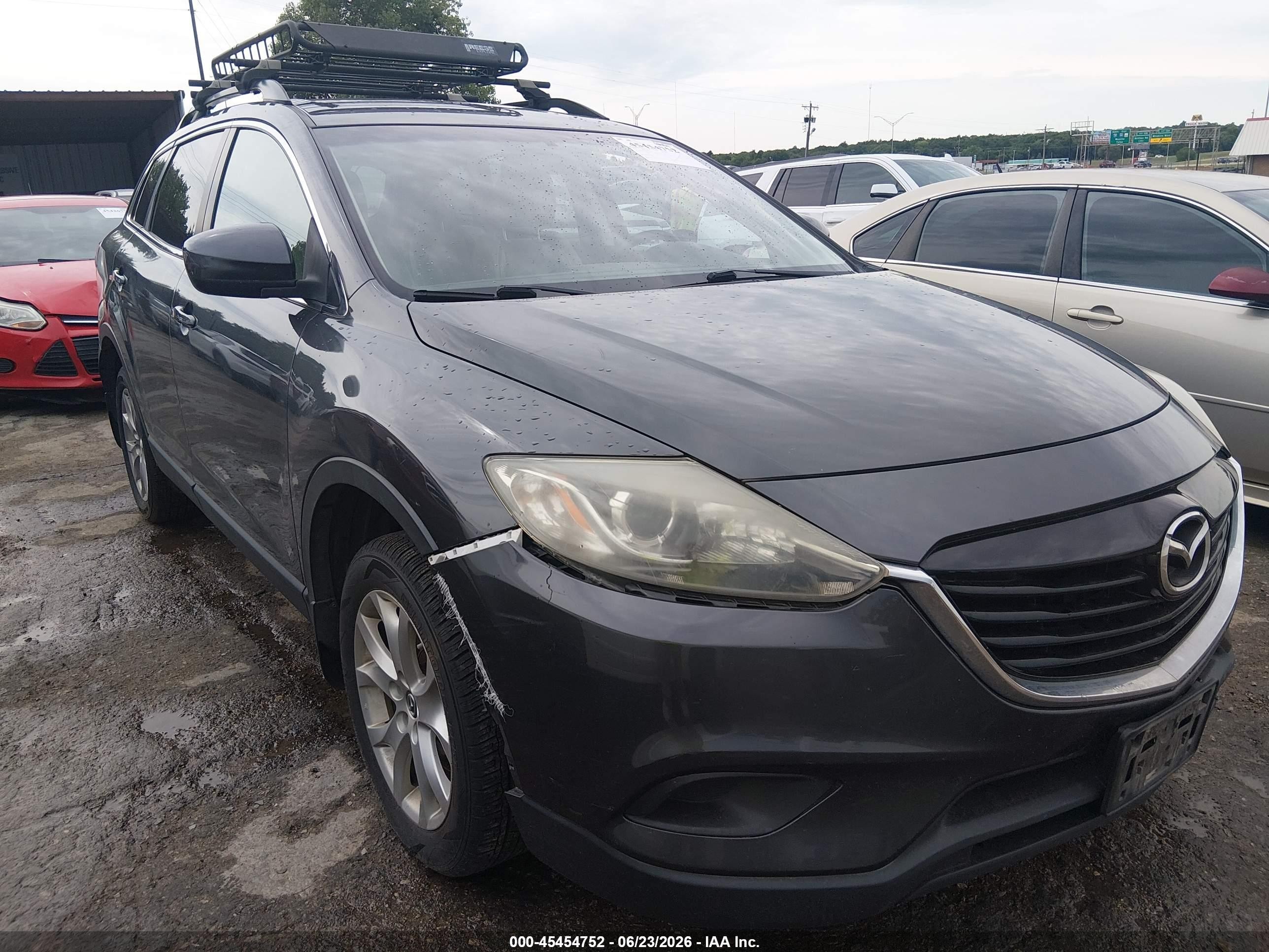 2015 Mazda Cx-9 Touring Gray vin: JM3TB2CA9F0455646