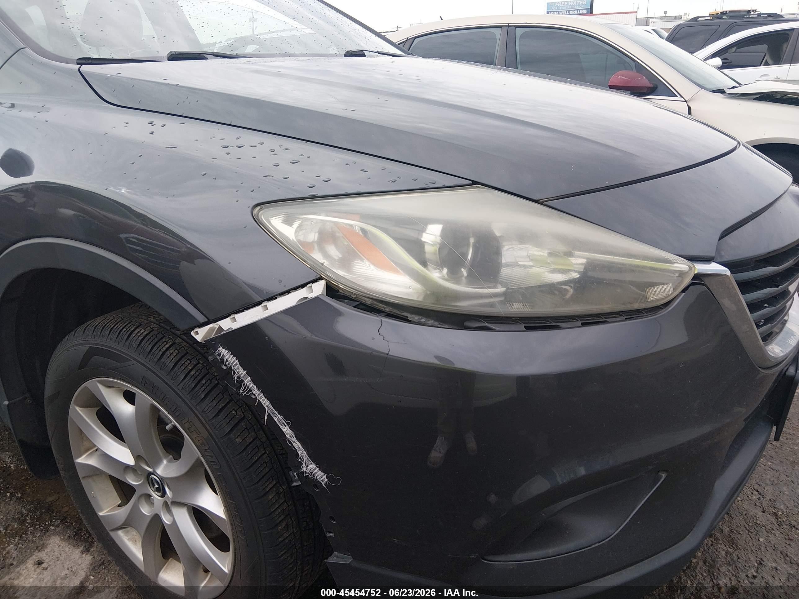 2015 Mazda Cx-9 Touring Gray vin: JM3TB2CA9F0455646