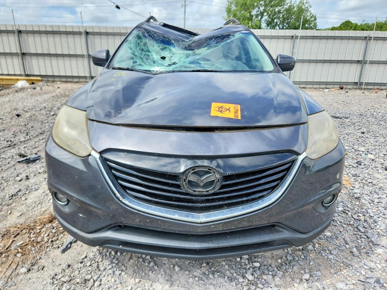 2014 Mazda Cx-9 Touring Gray vin: JM3TB2CAXE0434495