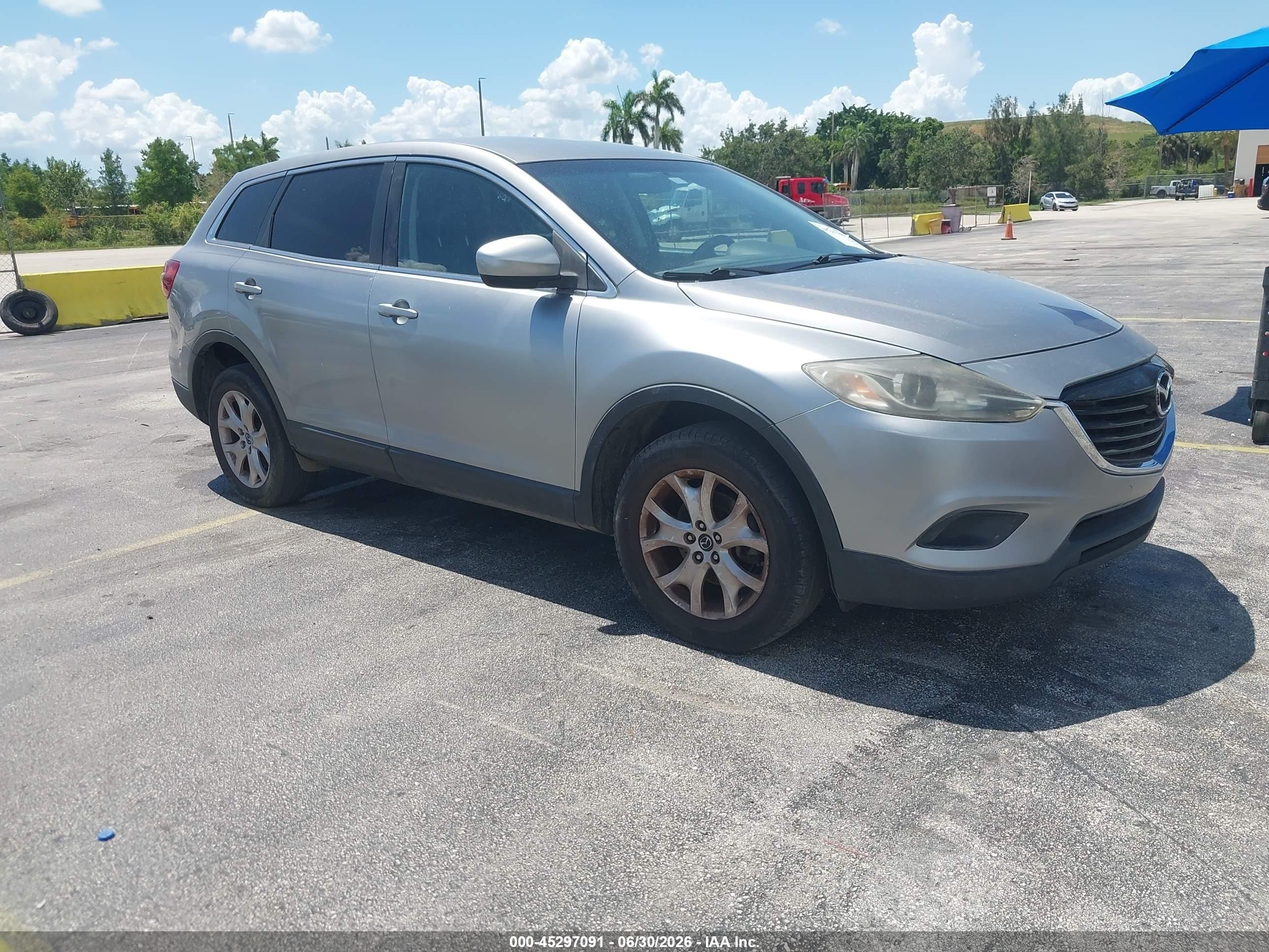 2015 Mazda Cx-9 Touring Серебряный vin: JM3TB2CAXF0461102