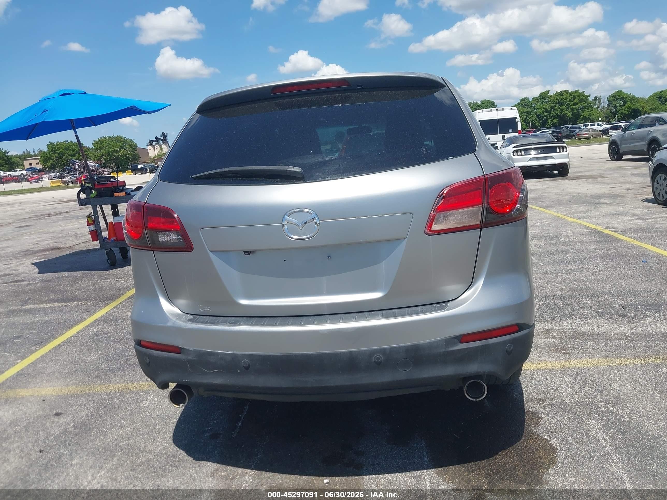 2015 Mazda Cx-9 Touring Серебряный vin: JM3TB2CAXF0461102