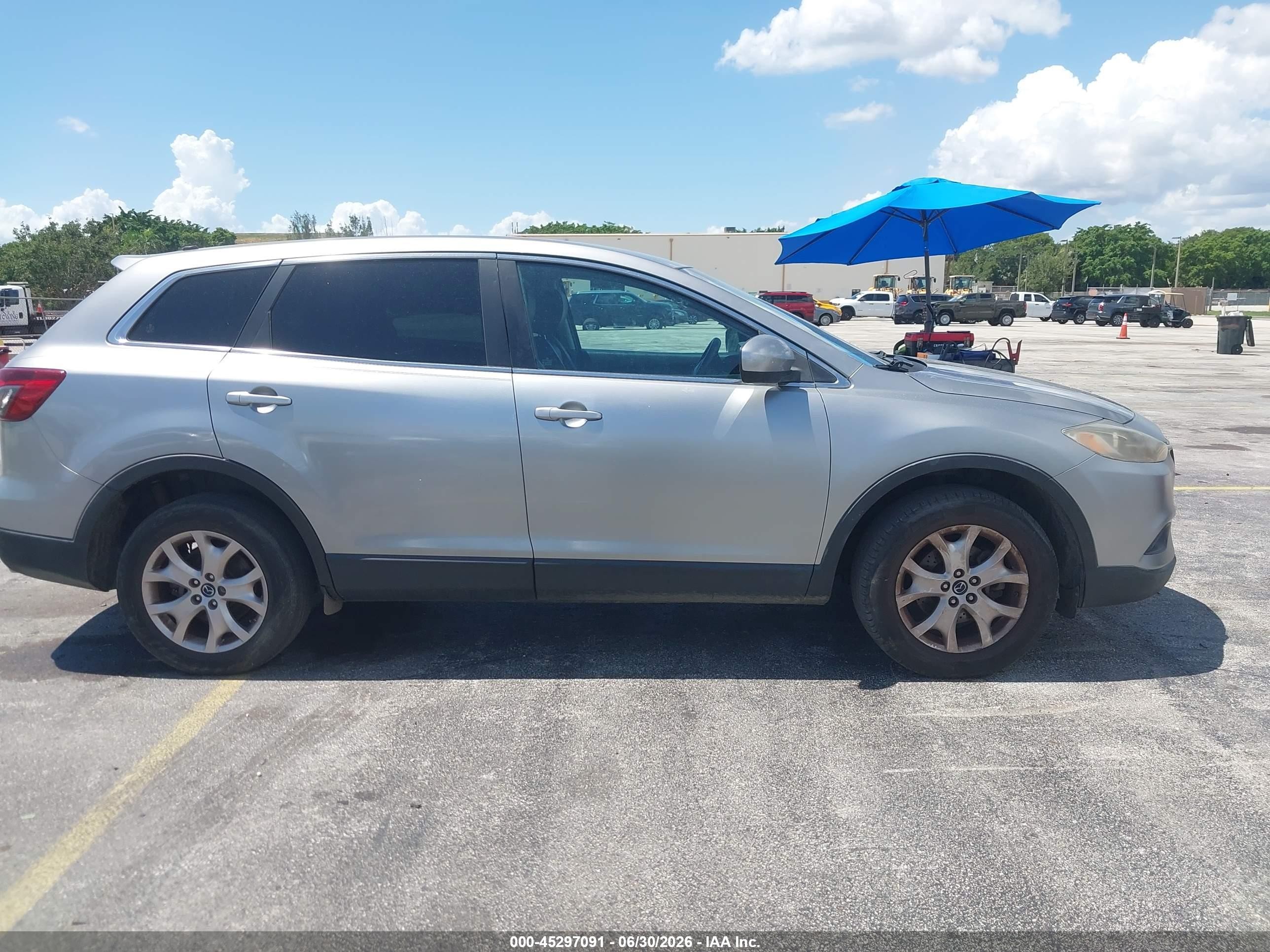 2015 Mazda Cx-9 Touring Серебряный vin: JM3TB2CAXF0461102