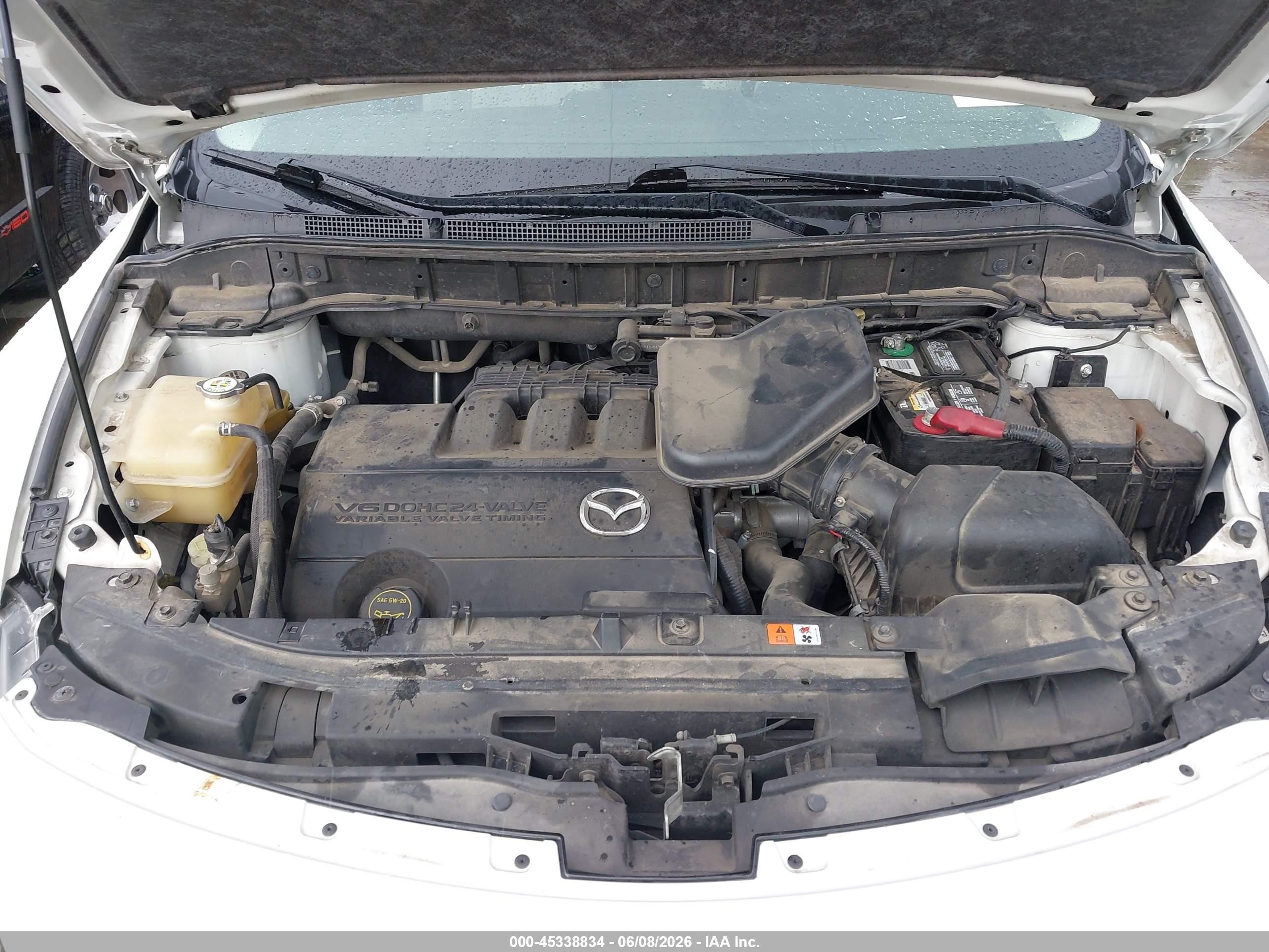 2015 Mazda Cx-9 Touring White vin: JM3TB2CAXF0468339