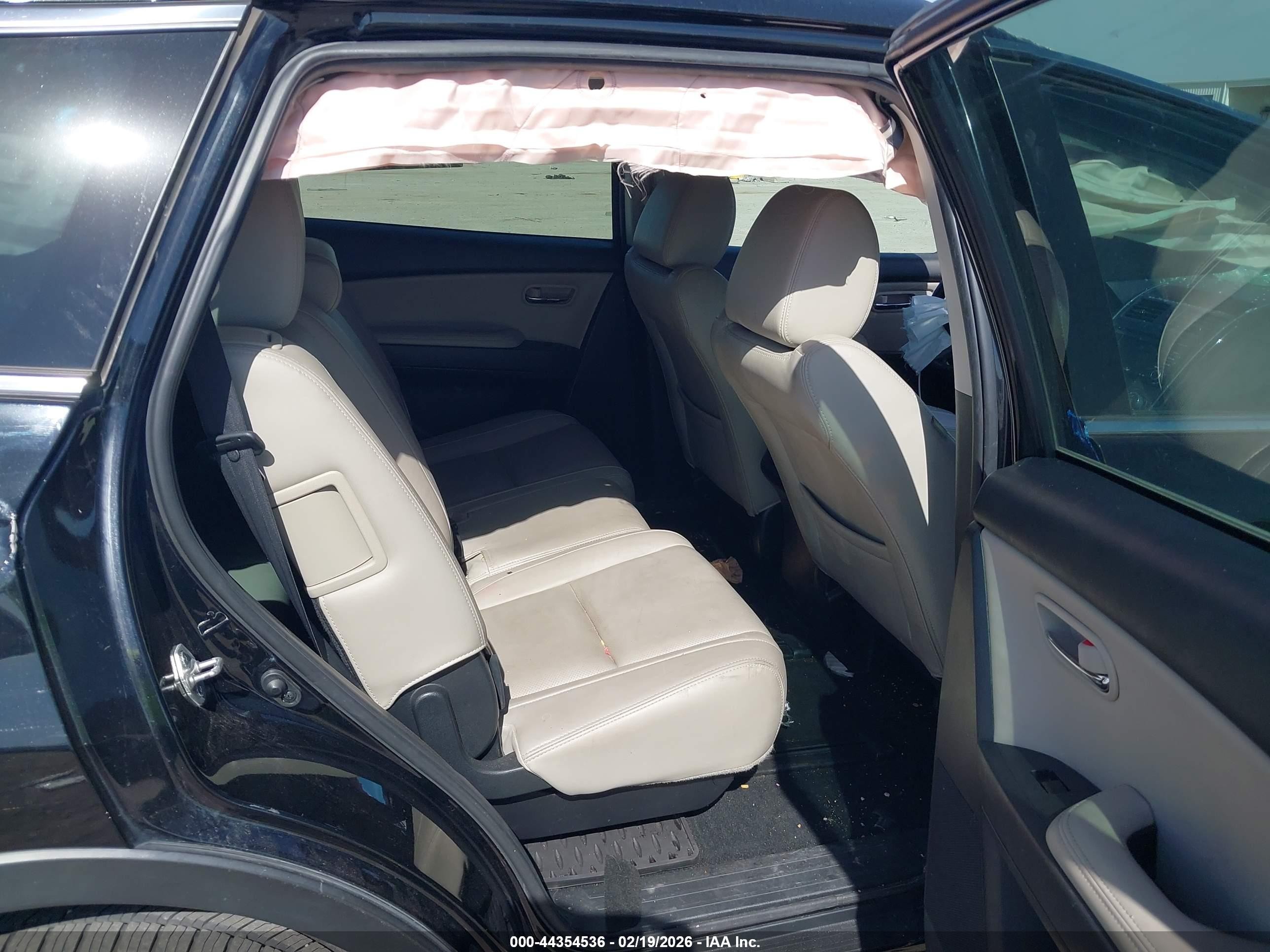 2015 Mazda Cx-9 Touring Black vin: JM3TB2CV0F0459071