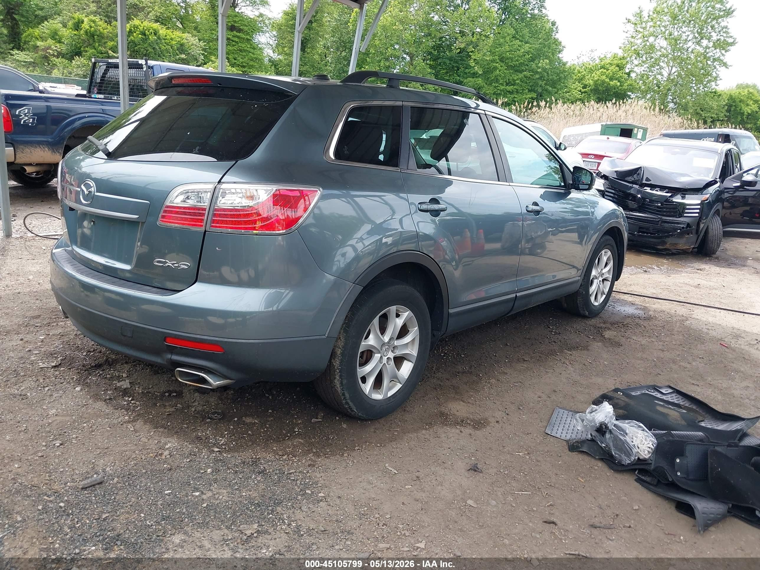 2012 Mazda Cx-9 Touring Серый vin: JM3TB2CV1C0351392