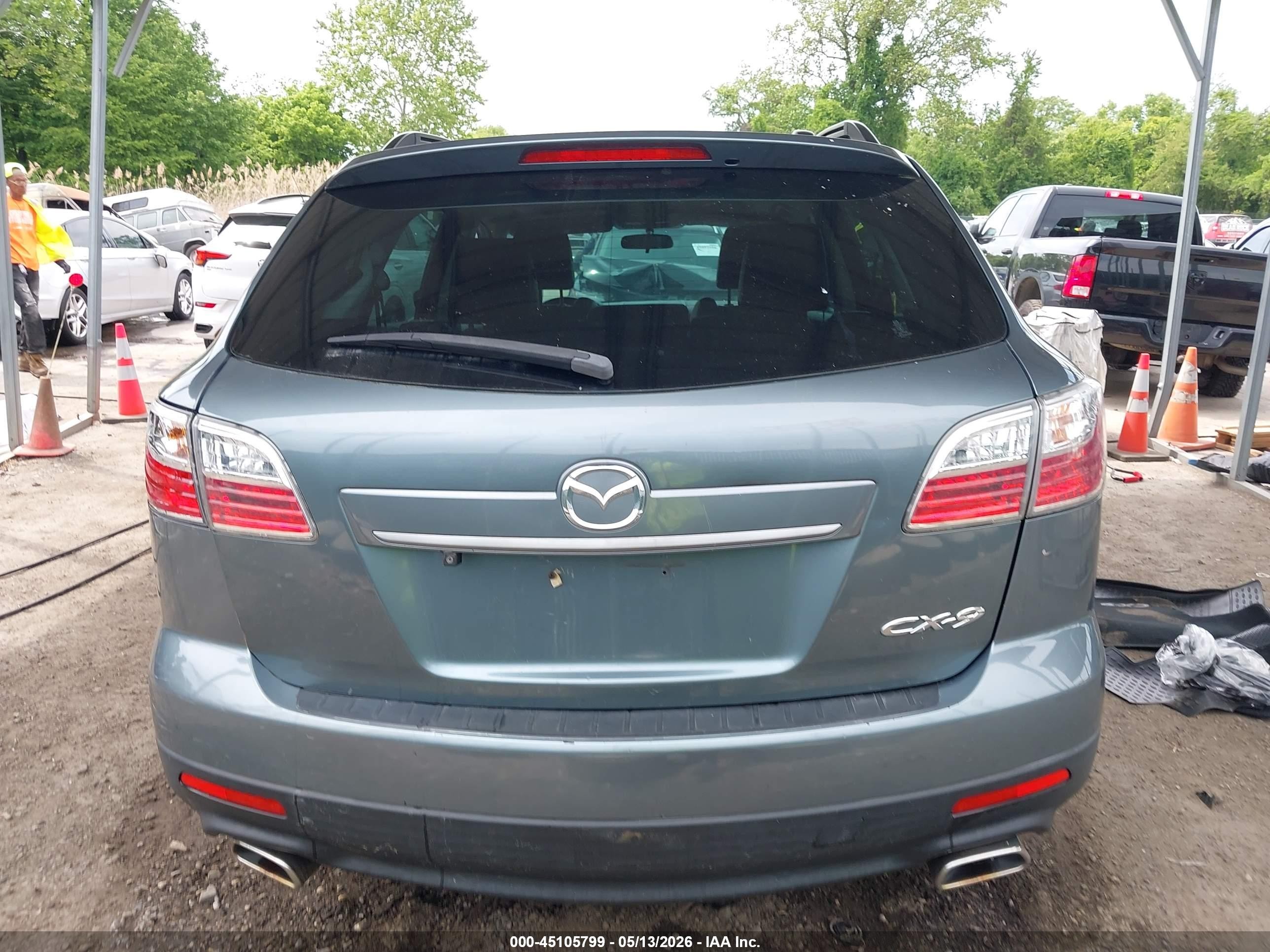 2012 Mazda Cx-9 Touring Серый vin: JM3TB2CV1C0351392