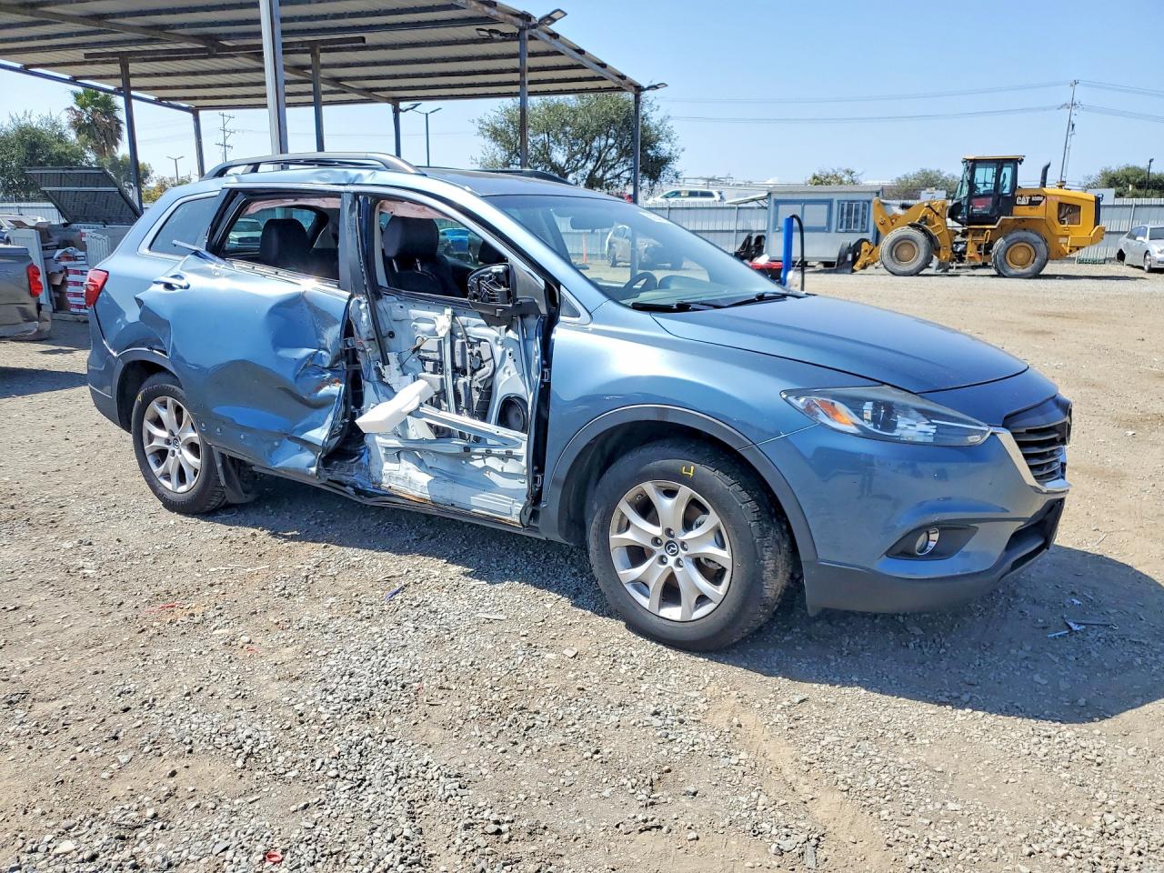 2015 Mazda Cx-9 Touring Blue vin: JM3TB2CV1F0464084
