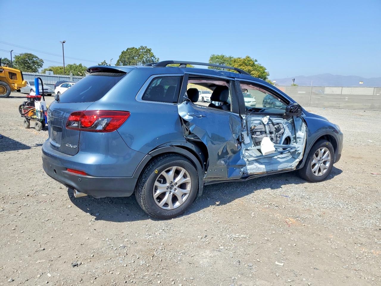 2015 Mazda Cx-9 Touring Blue vin: JM3TB2CV1F0464084