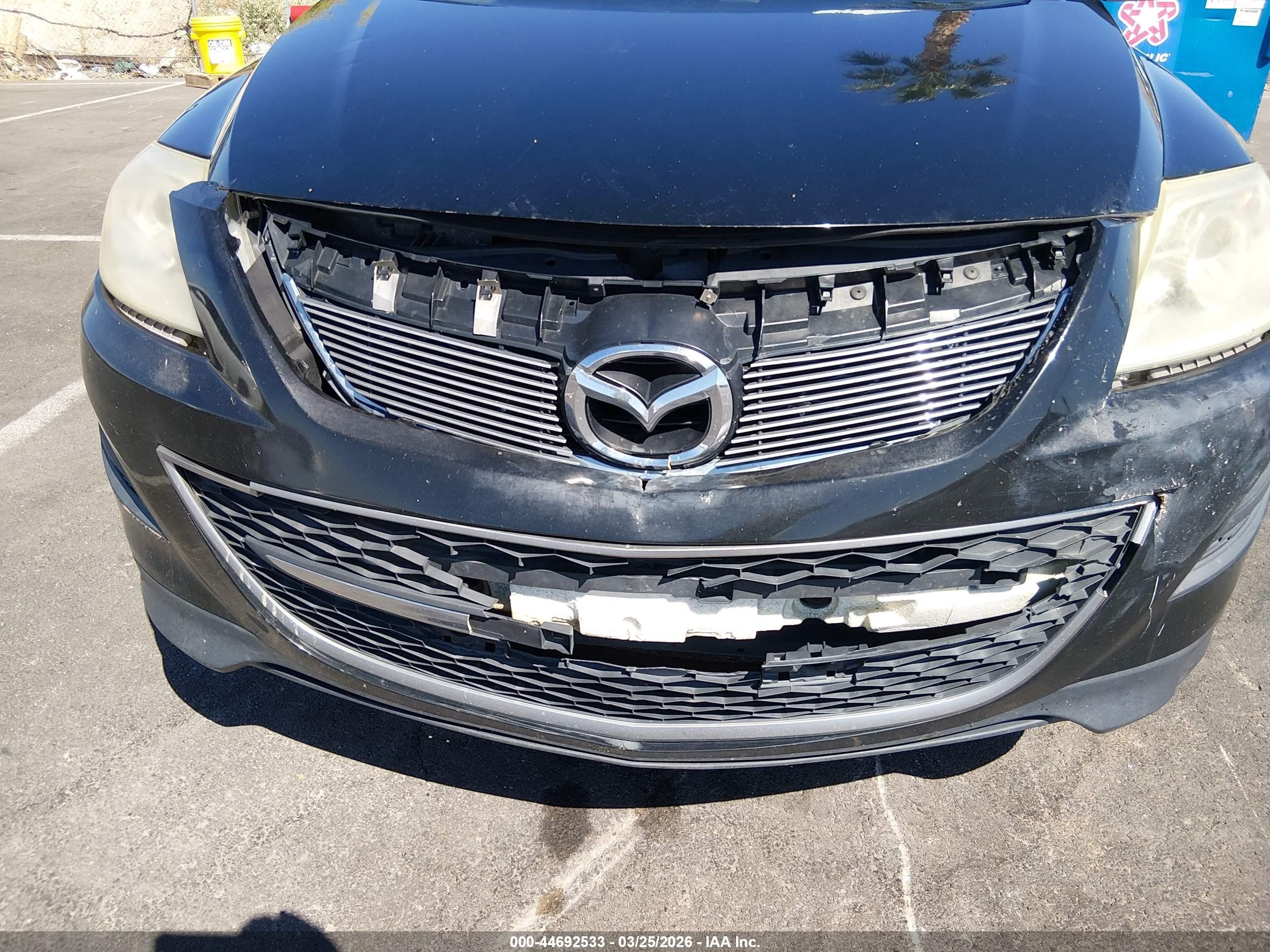 2011 Mazda Cx-9 Touring Black vin: JM3TB2CV2B0332302