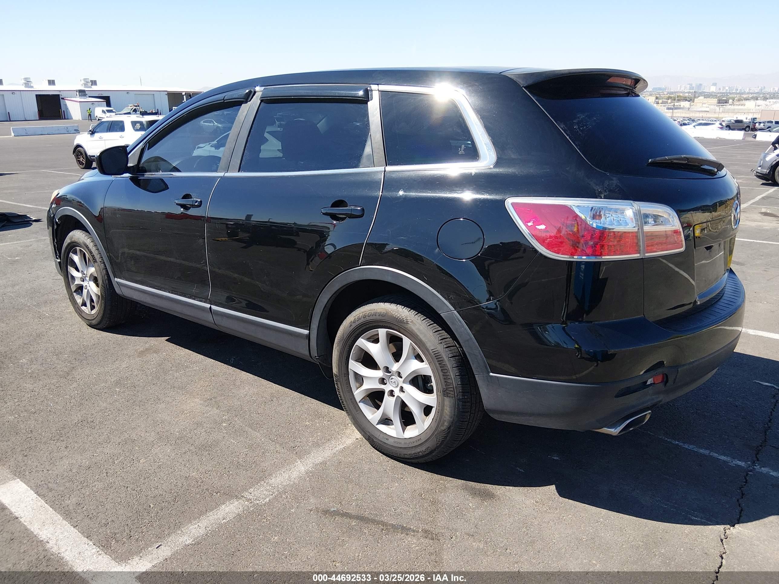 2011 Mazda Cx-9 Touring Black vin: JM3TB2CV2B0332302