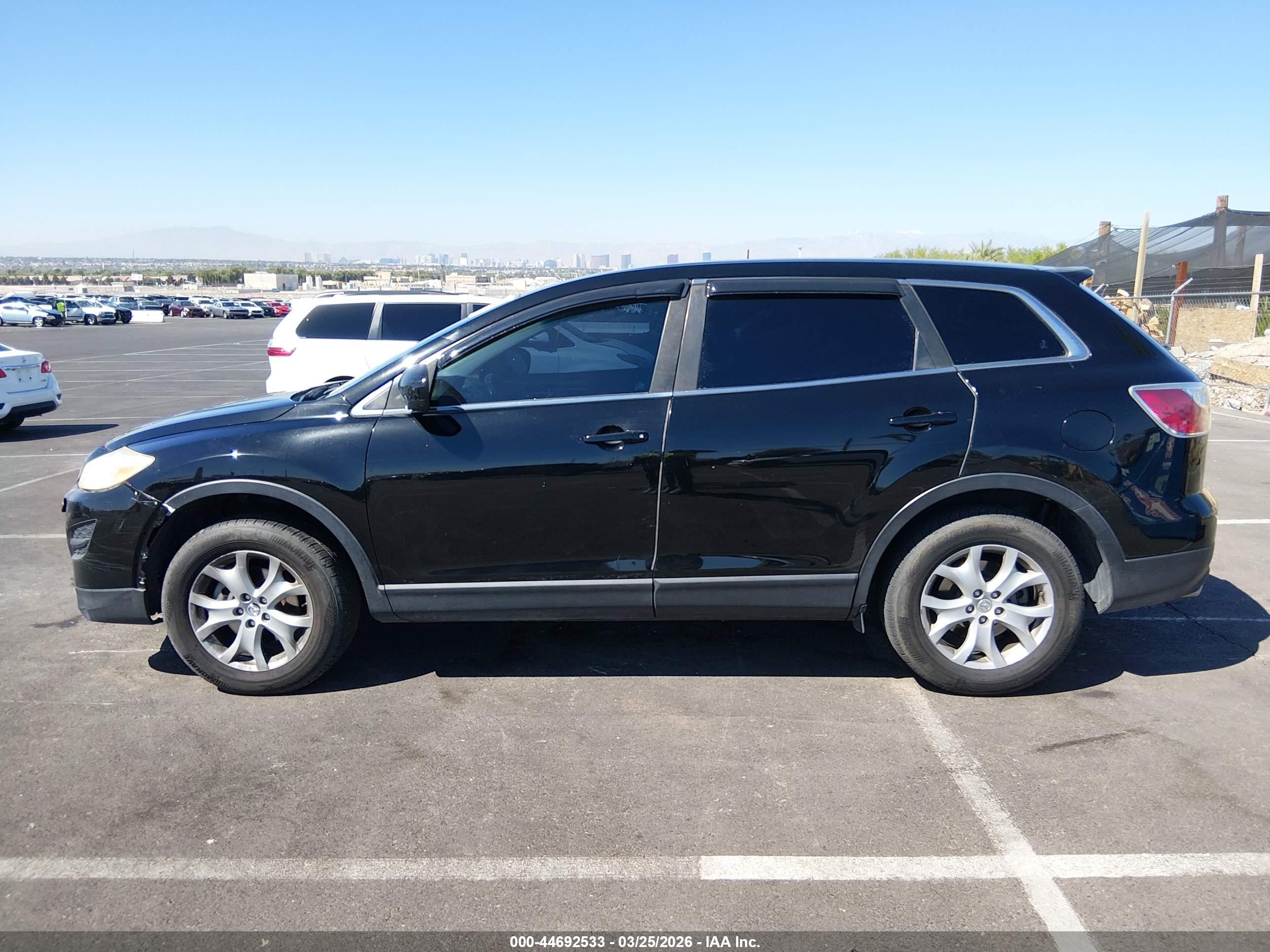2011 Mazda Cx-9 Touring Black vin: JM3TB2CV2B0332302
