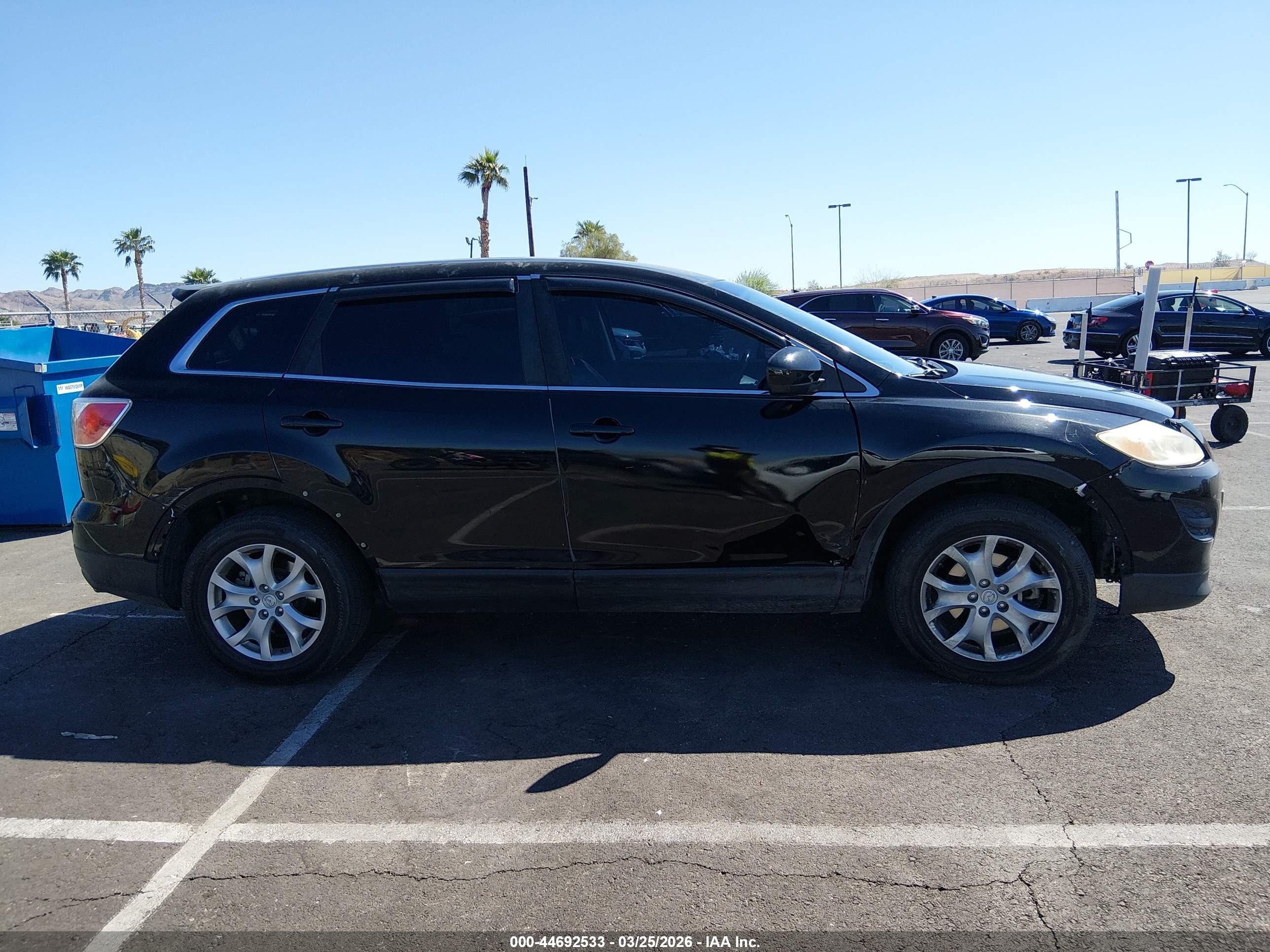 2011 Mazda Cx-9 Touring Black vin: JM3TB2CV2B0332302