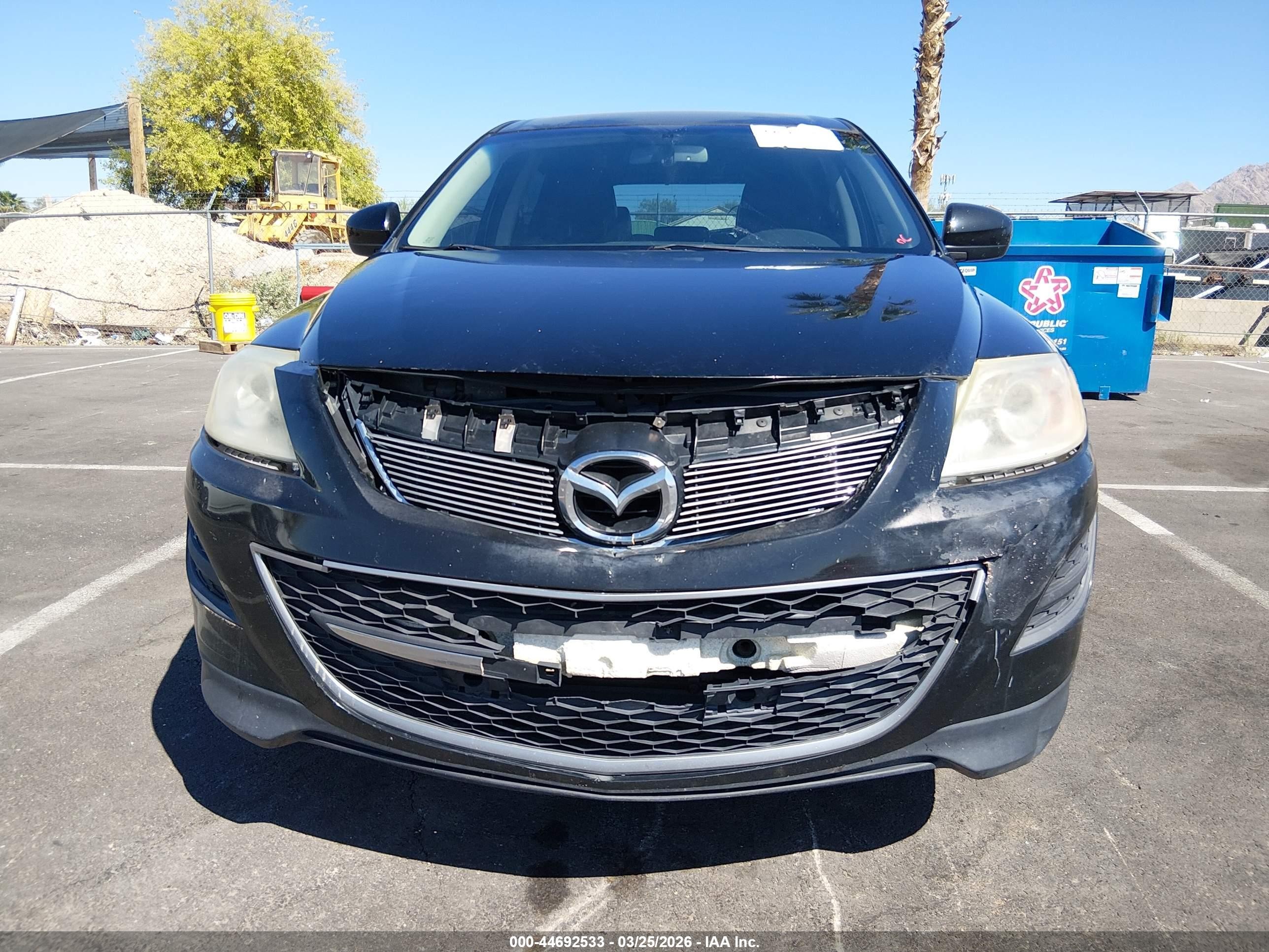 2011 Mazda Cx-9 Touring Black vin: JM3TB2CV2B0332302